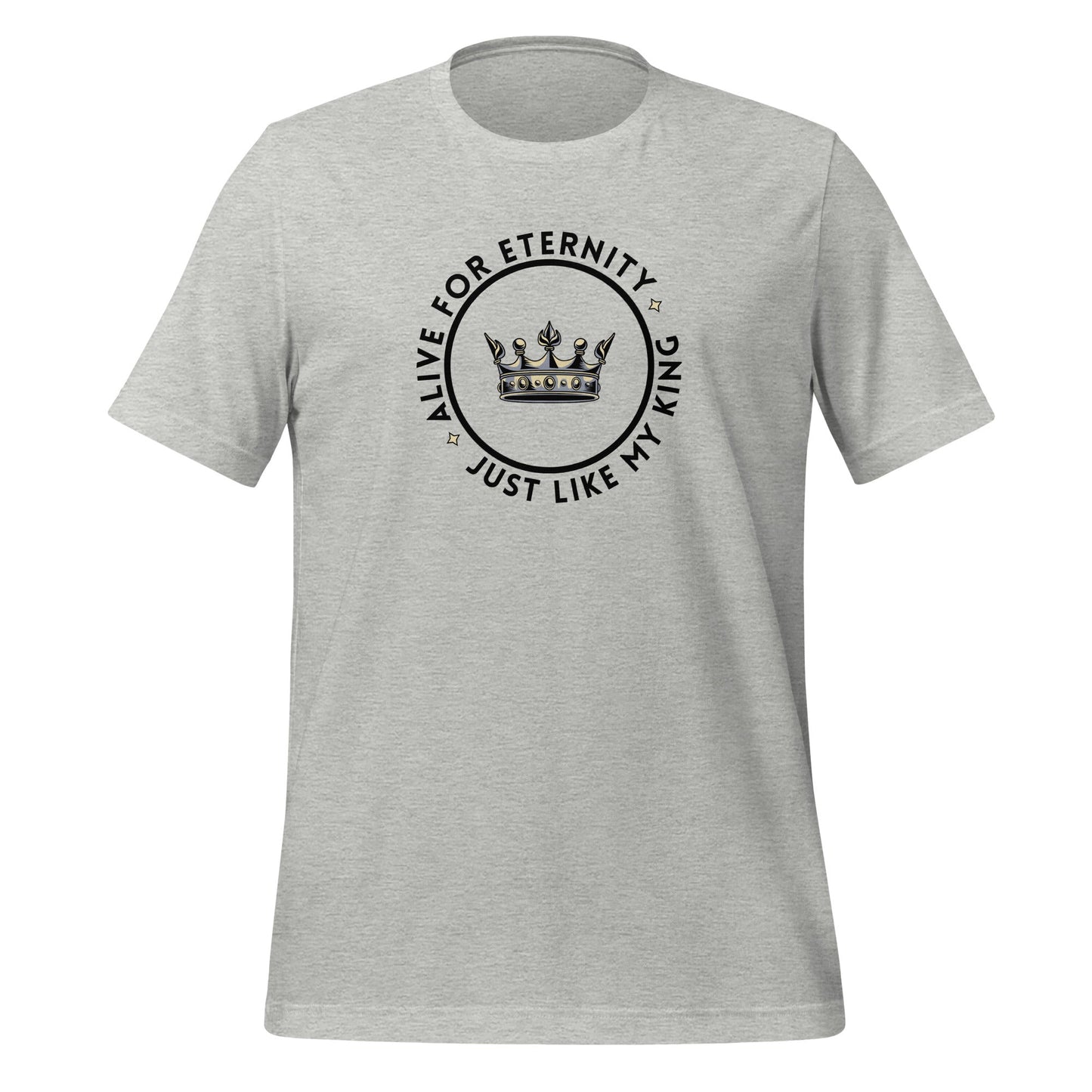 Alive for Eternity T-Shirt-Athletic Heather-Perfect Love Designs