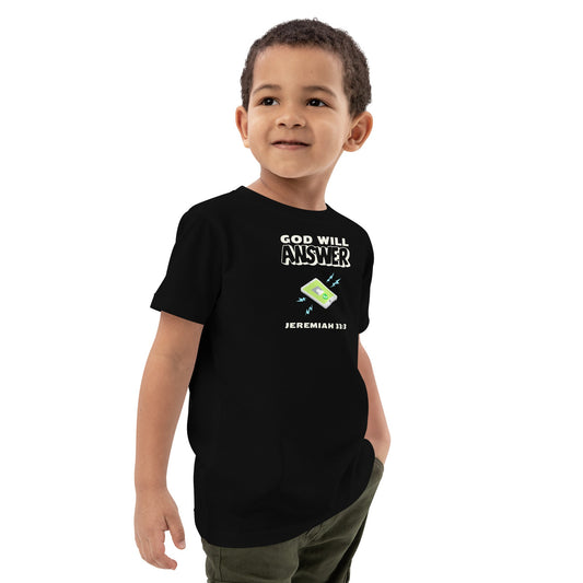 God Will Answer 100% Organic Cotton Youth T-Shirt-Perfect Love Designs