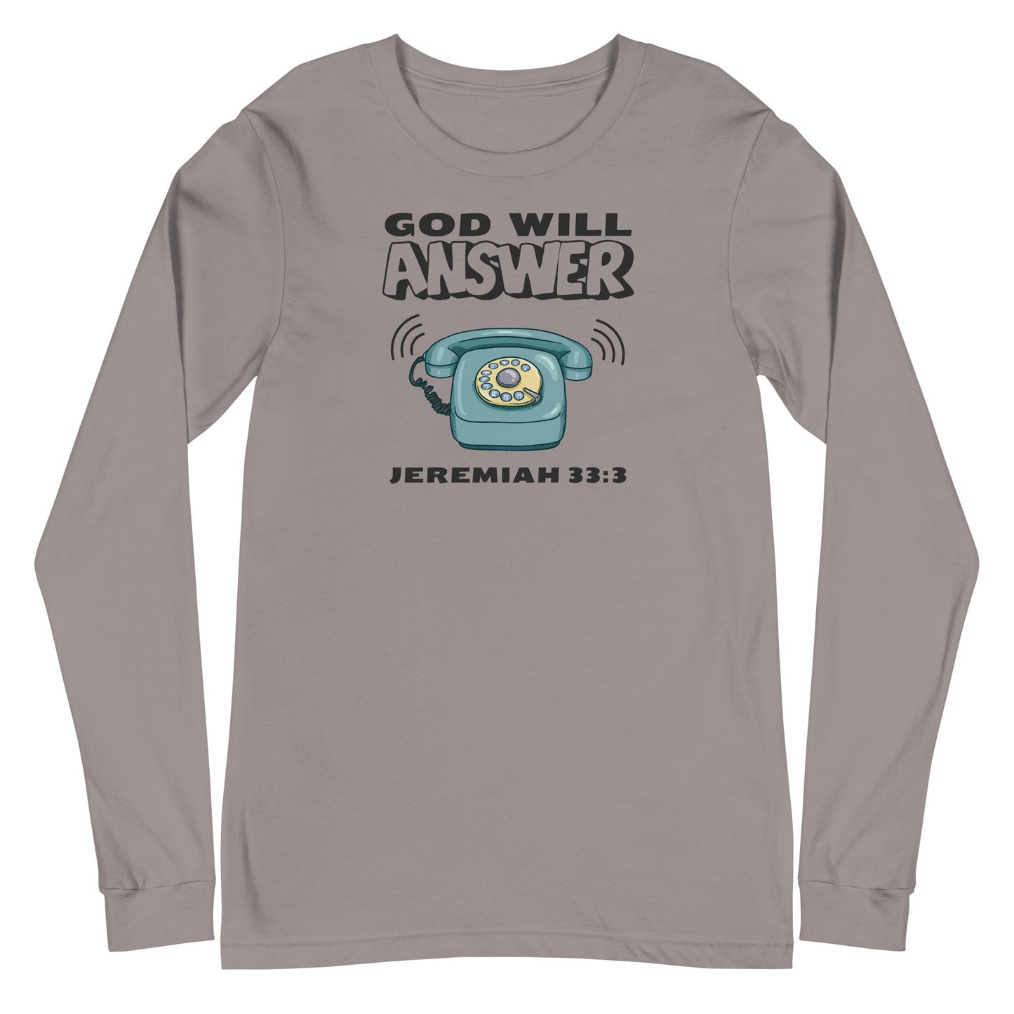 God Will Answer Long Sleeve-Storm-XS-Perfect Love Designs