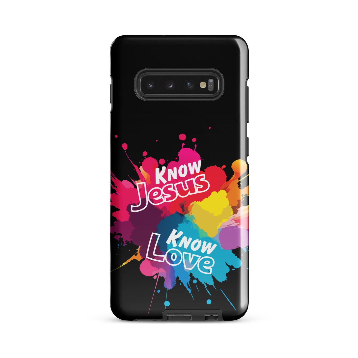 Know Jesus Tough Case for Samsung®-Glossy-Samsung Galaxy S10 Plus-Perfect Love Designs