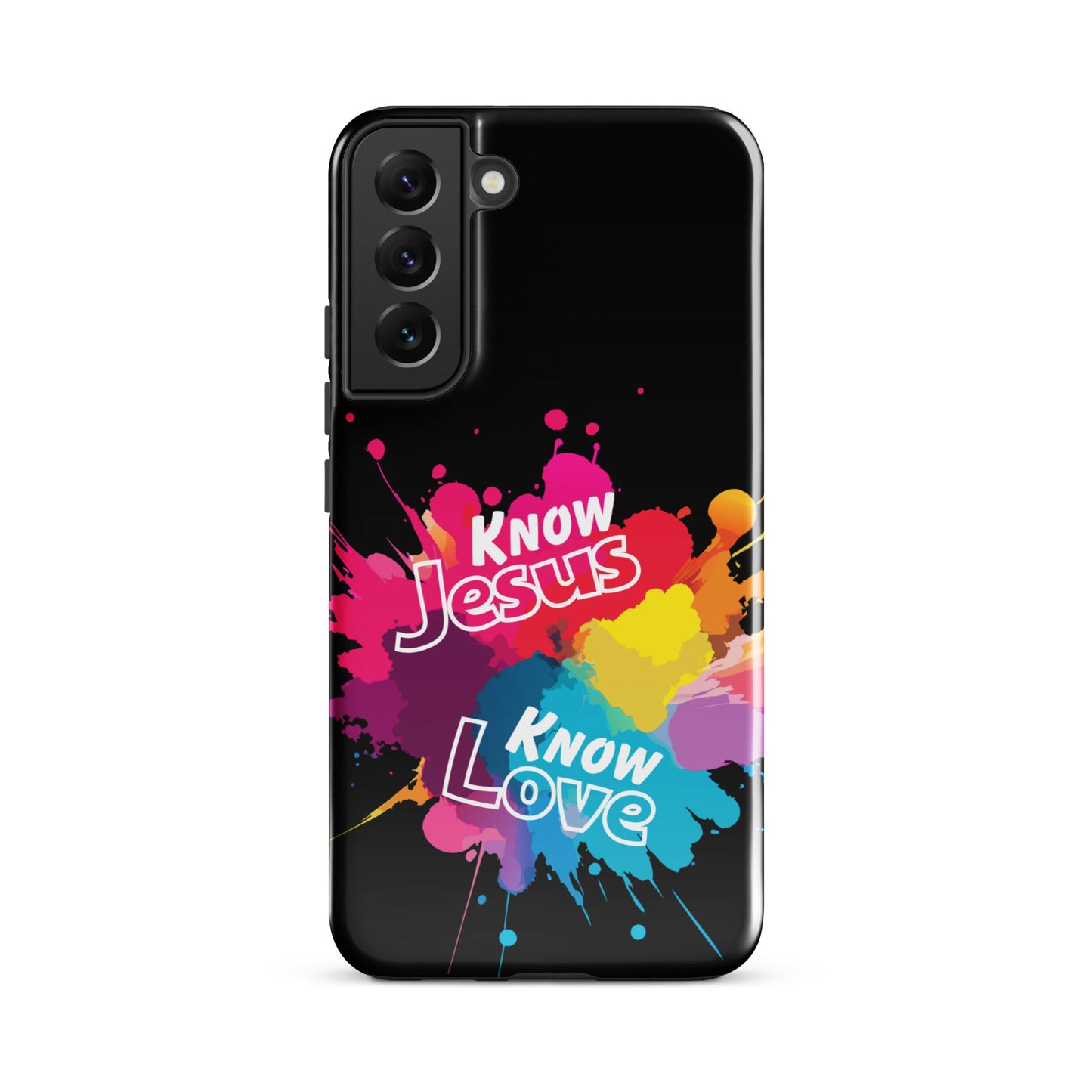 Know Jesus Tough Case for Samsung®-Glossy-Samsung Galaxy S22 Plus-Perfect Love Designs