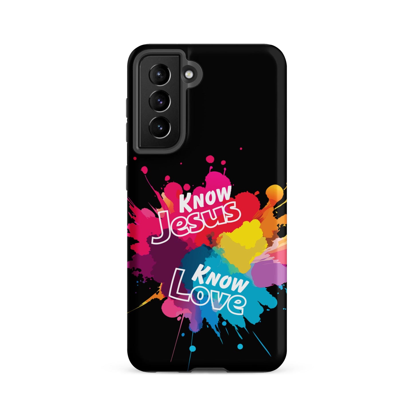 Know Jesus Tough Case for Samsung®-Matte-Samsung Galaxy S21 FE-Perfect Love Designs