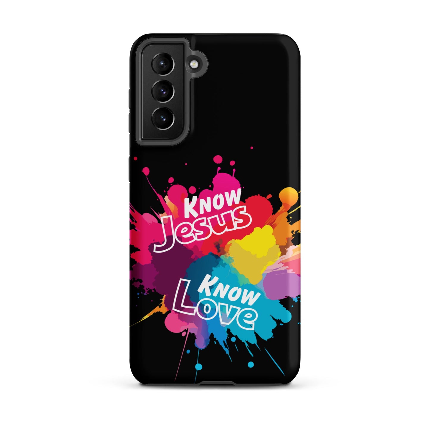 Know Jesus Tough Case for Samsung®-Matte-Samsung Galaxy S21 Plus-Perfect Love Designs