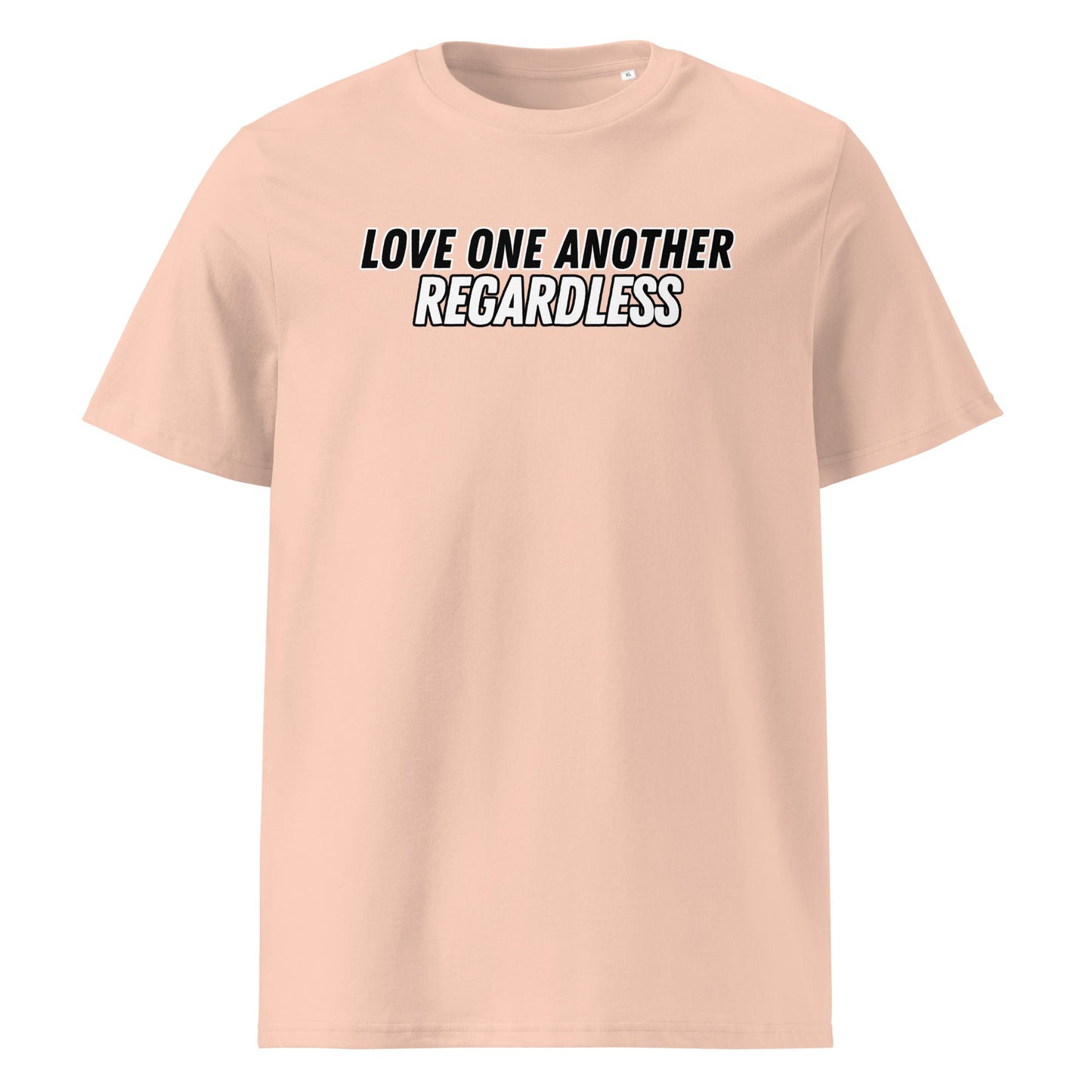 Regardless 100% Organic Cotton T-Shirt-Fraiche Peche-S-Perfect Love Designs
