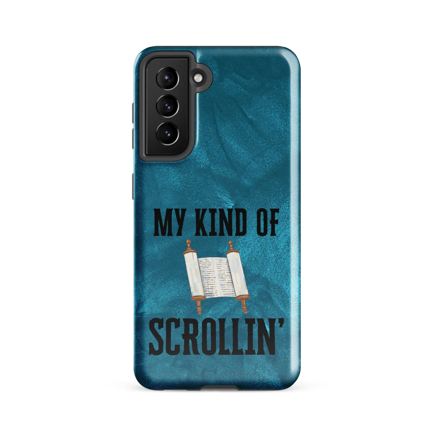 Scrollin' Tough Case for Samsung®-Glossy-Samsung Galaxy S21 FE-Perfect Love Designs