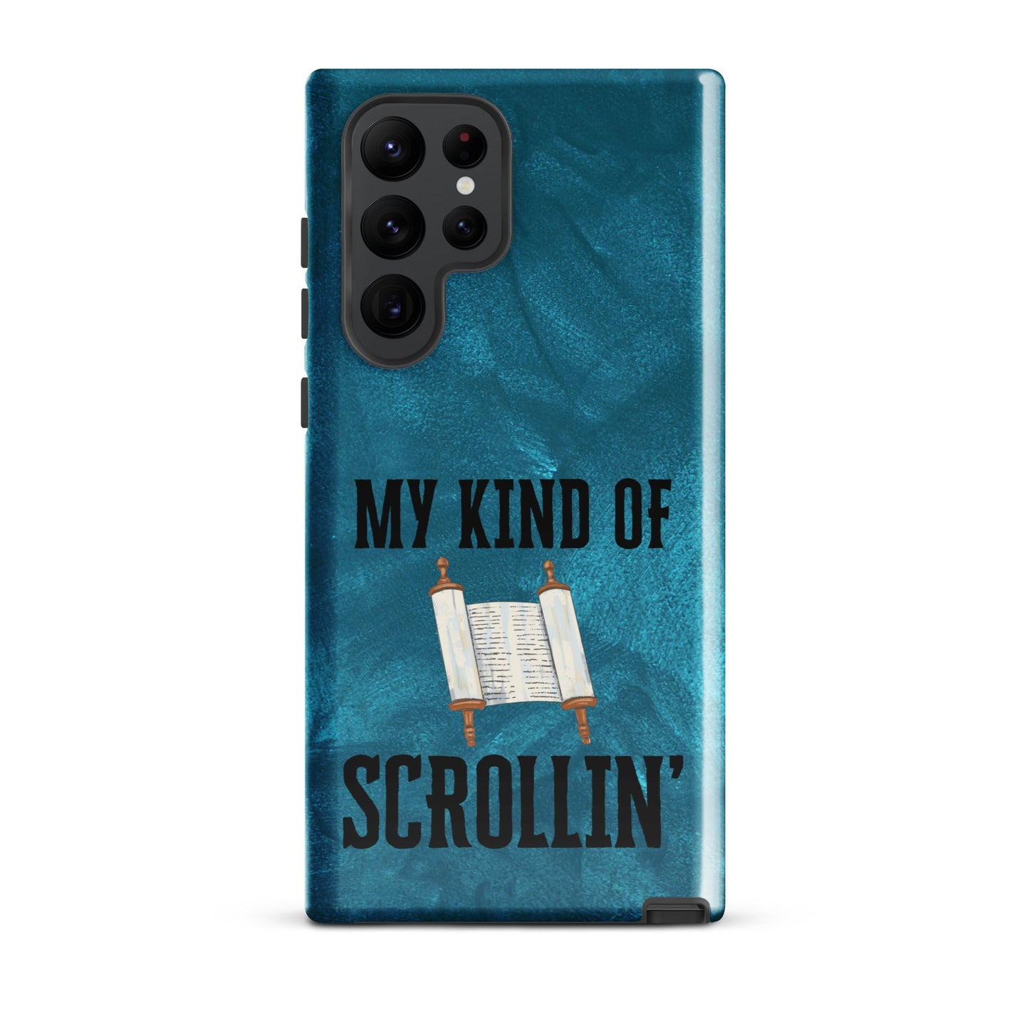 Scrollin' Tough Case for Samsung®-Glossy-Samsung Galaxy S22 Ultra-Perfect Love Designs