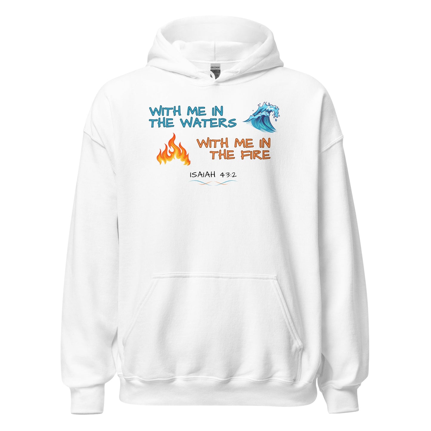 With Me Everywhere Hoodie-White-S-Perfect Love Designs