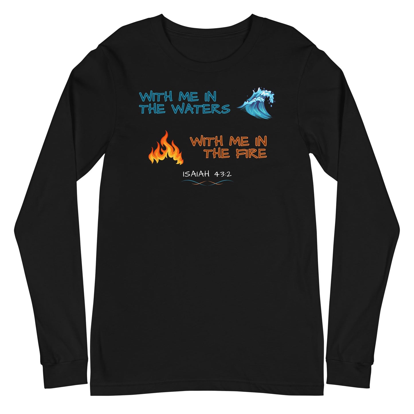 With Me Everywhere Long Sleeve-Black-XS-Perfect Love Designs