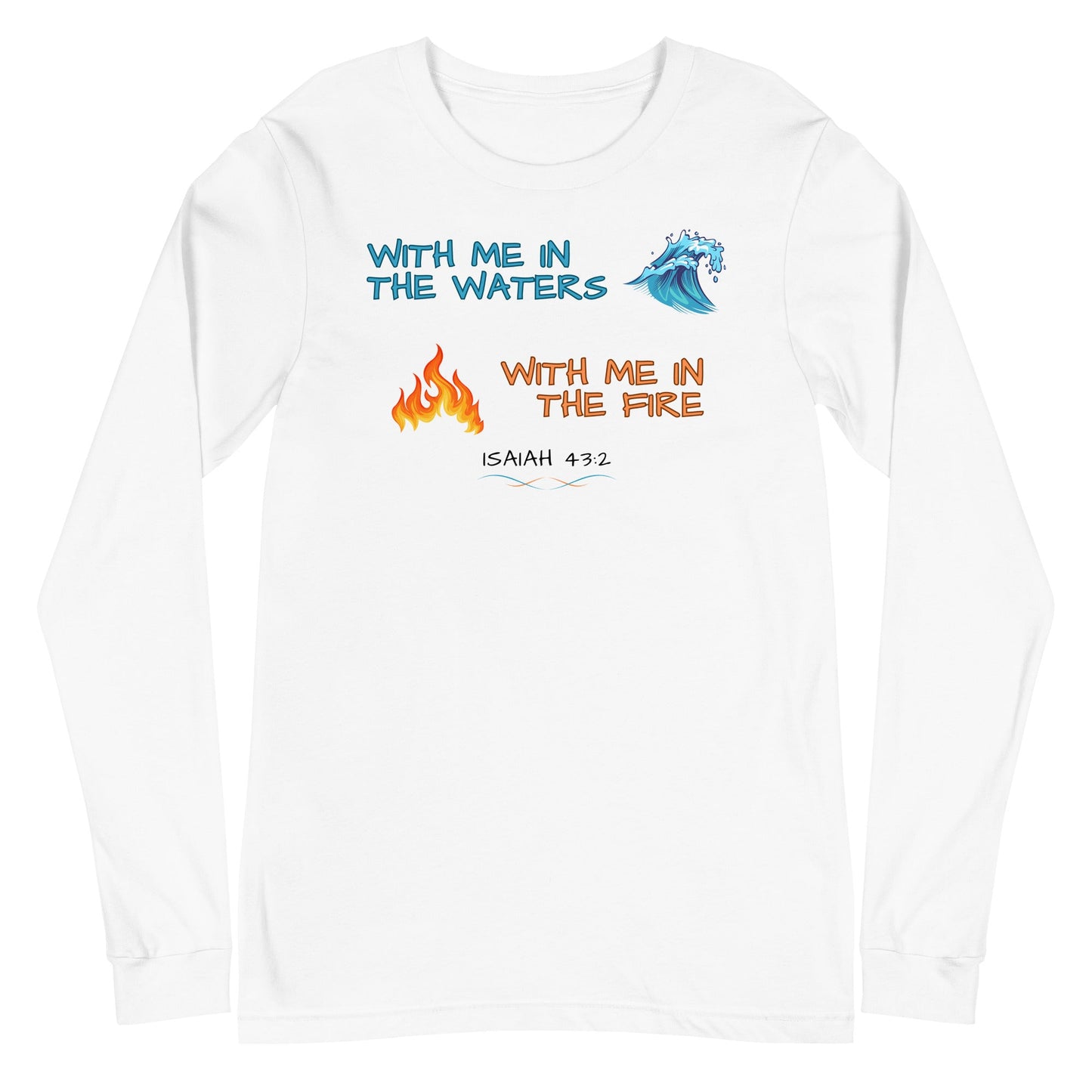 With Me Everywhere Long Sleeve-White-XS-Perfect Love Designs