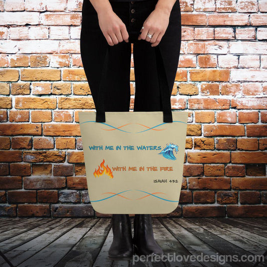 With Me Everywhere Tote Bag-Perfect Love Designs