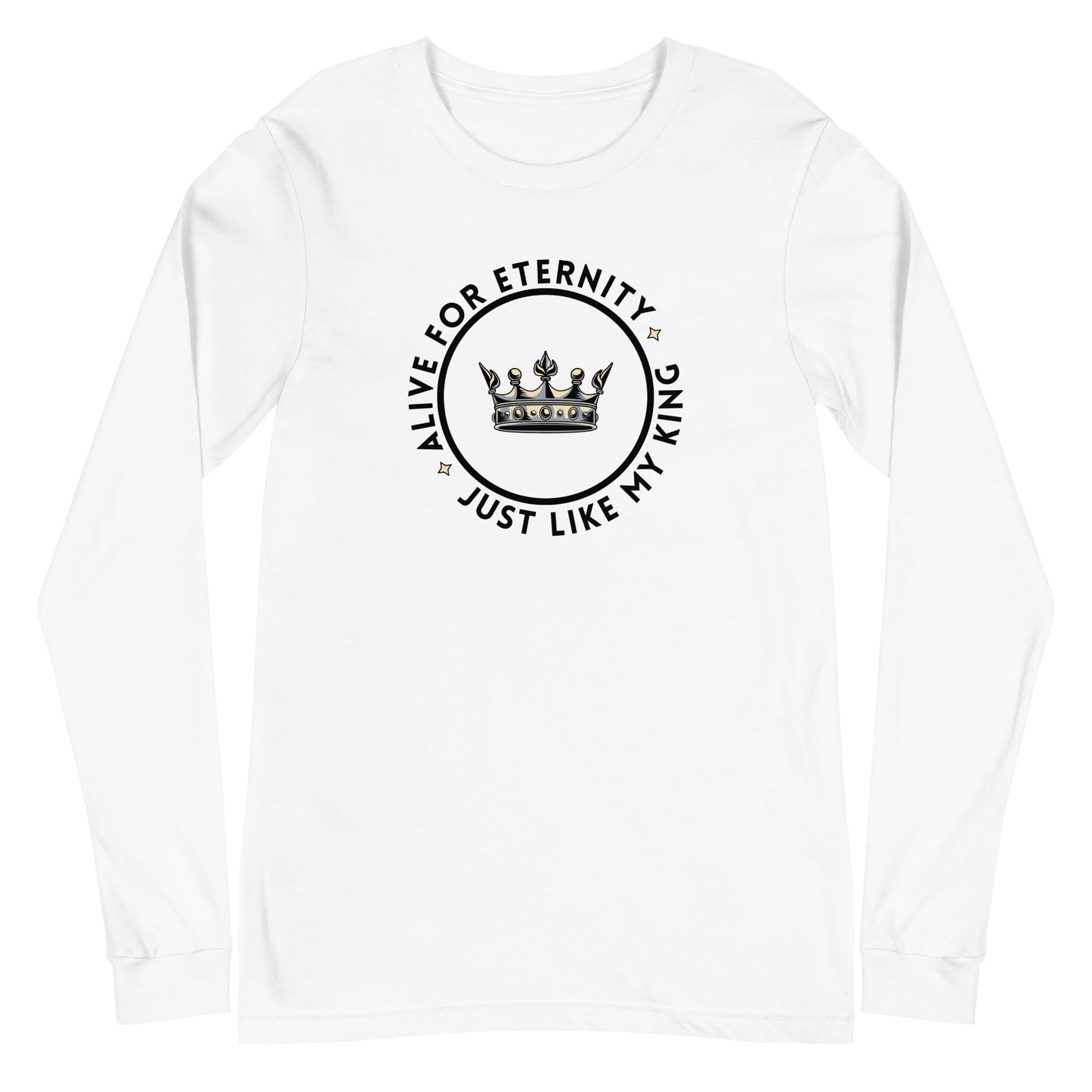 Alive for Eternity Long Sleeve-White-Perfect Love Designs