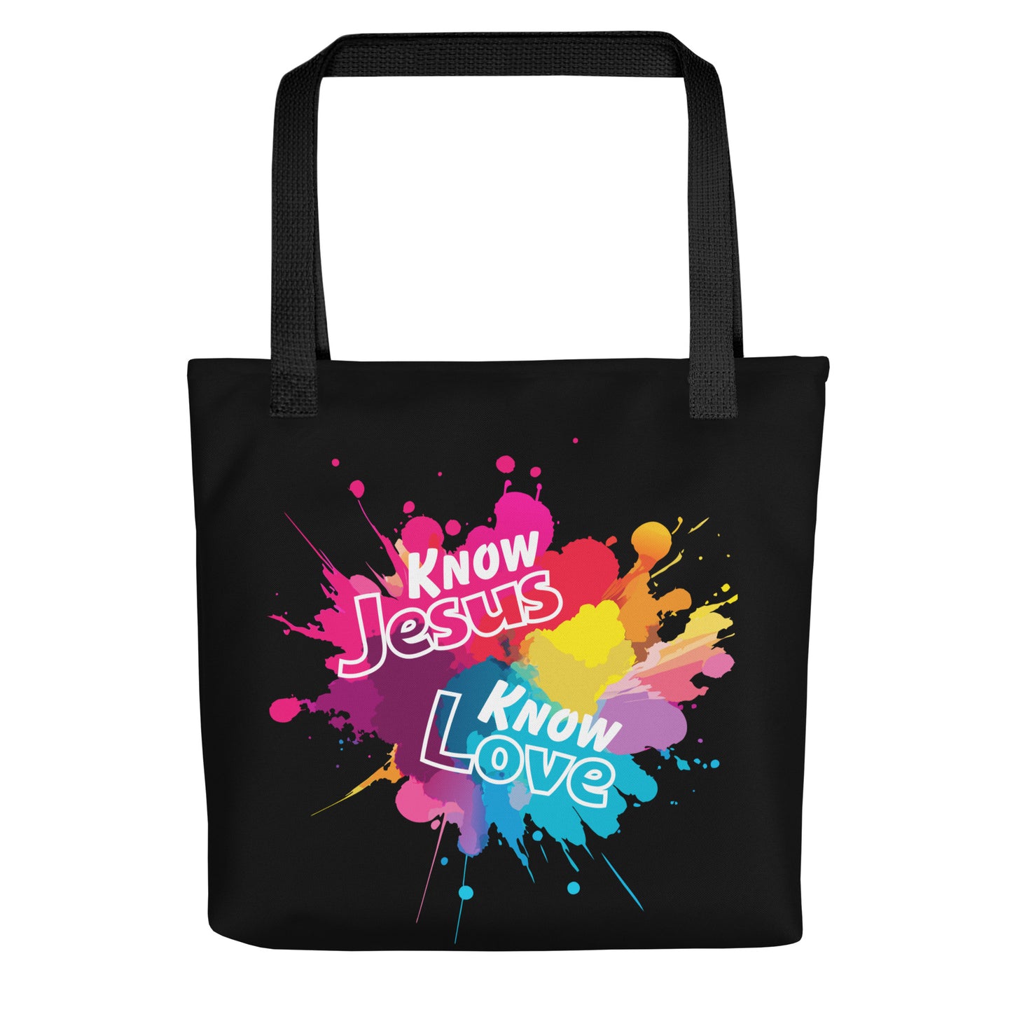 Know Jesus Tote Bag