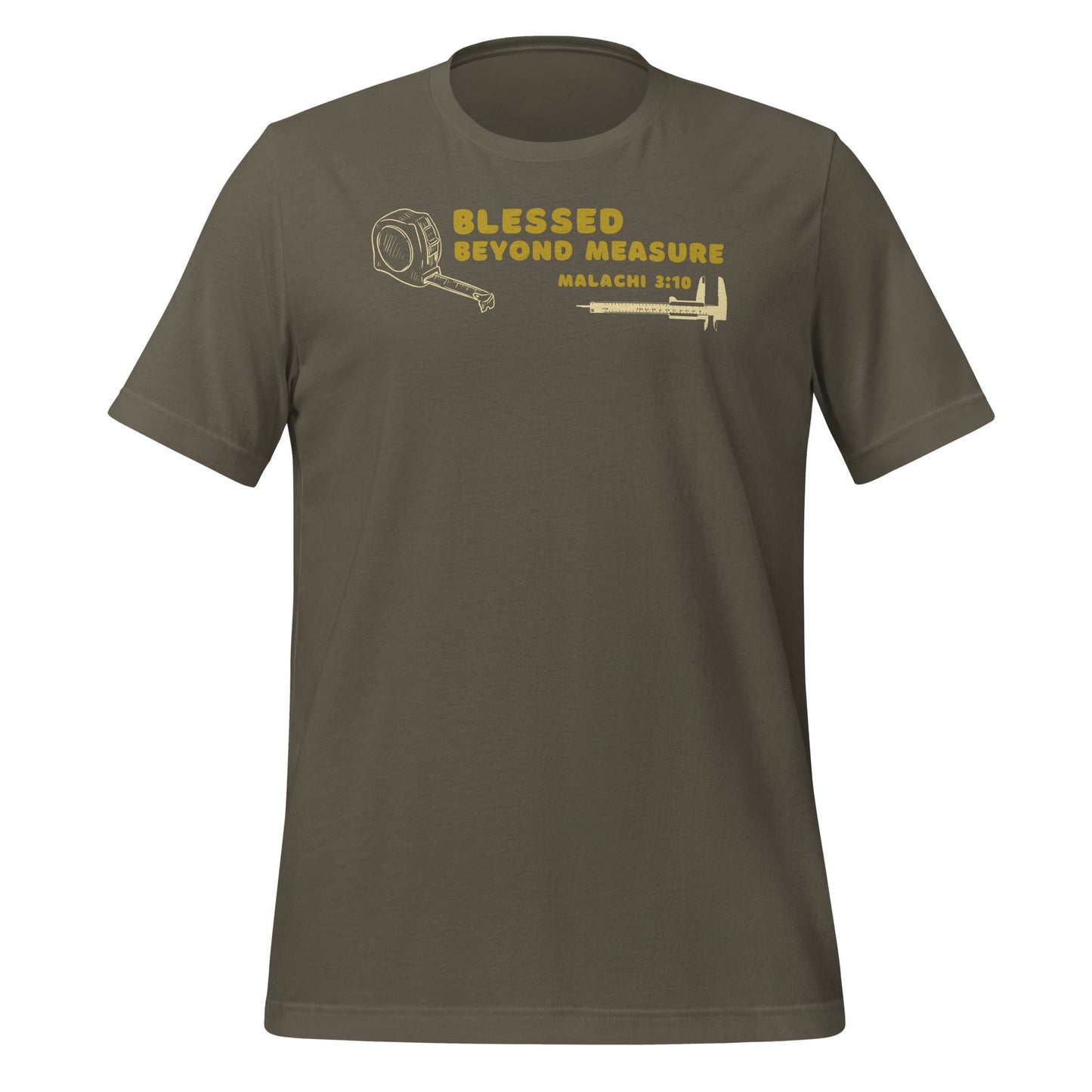 Blessed Beyond Measure "Builder" T-Shirt-Army-S-Perfect Love Designs