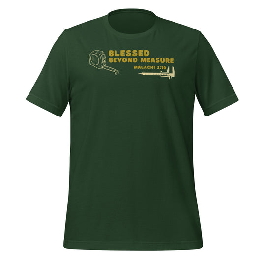 Blessed Beyond Measure "Builder" T-Shirt-Forest-S-Perfect Love Designs