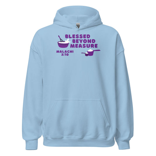 Blessed Beyond Measure "Chef" Hoodie-Light Blue-S-Perfect Love Designs