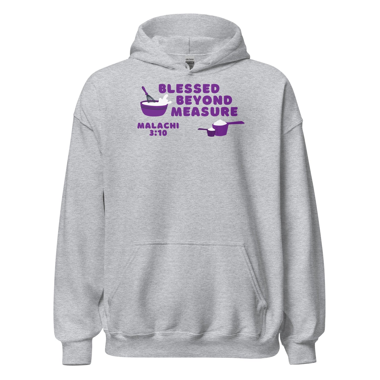 Blessed Beyond Measure "Chef" Hoodie-Sport Grey-S-Perfect Love Designs