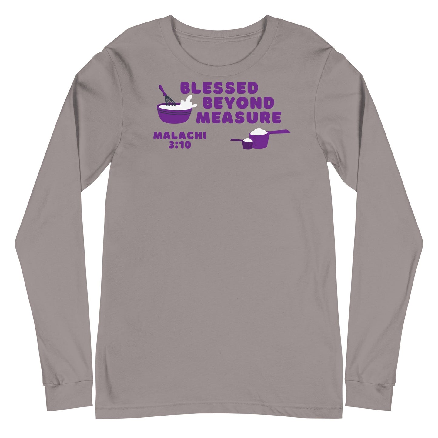 Blessed Beyond Measure "Chef" Long Sleeve-Storm-XS-Perfect Love Designs