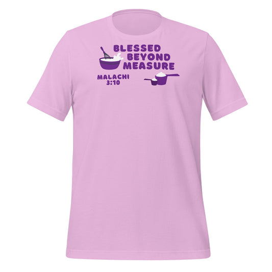 Blessed Beyond Measure "Chef" T-Shirt-Lilac-S-Perfect Love Designs