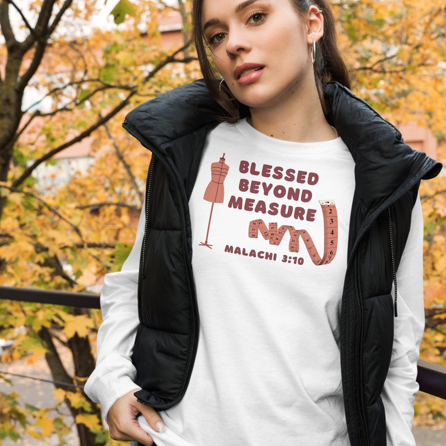 Blessed Beyond Measure "Seamstress" Long Sleeve-Perfect Love Designs