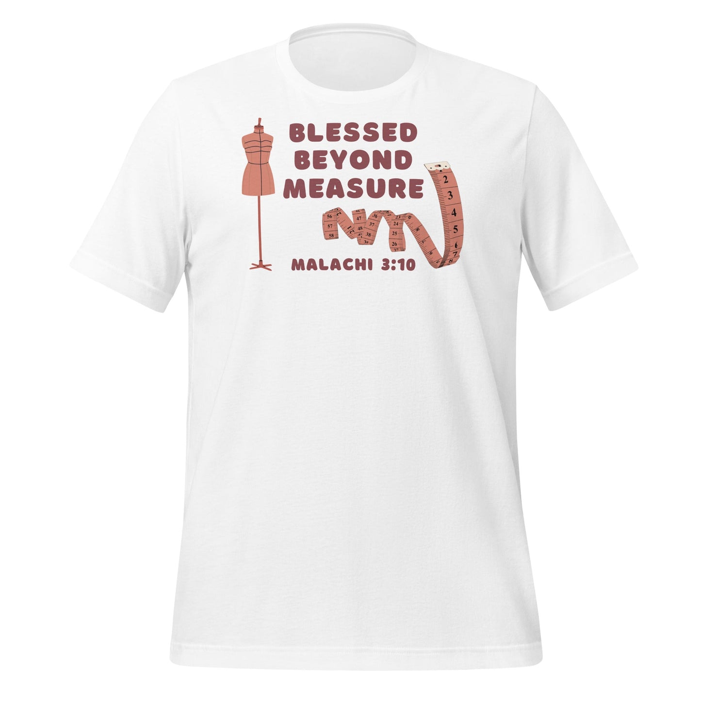 Blessed Beyond Measure "Seamstress" T-Shirt-White-XS-Perfect Love Designs