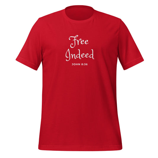 Red Free Indeed T-Shirt (Made in the USA)-Perfect Love Designs