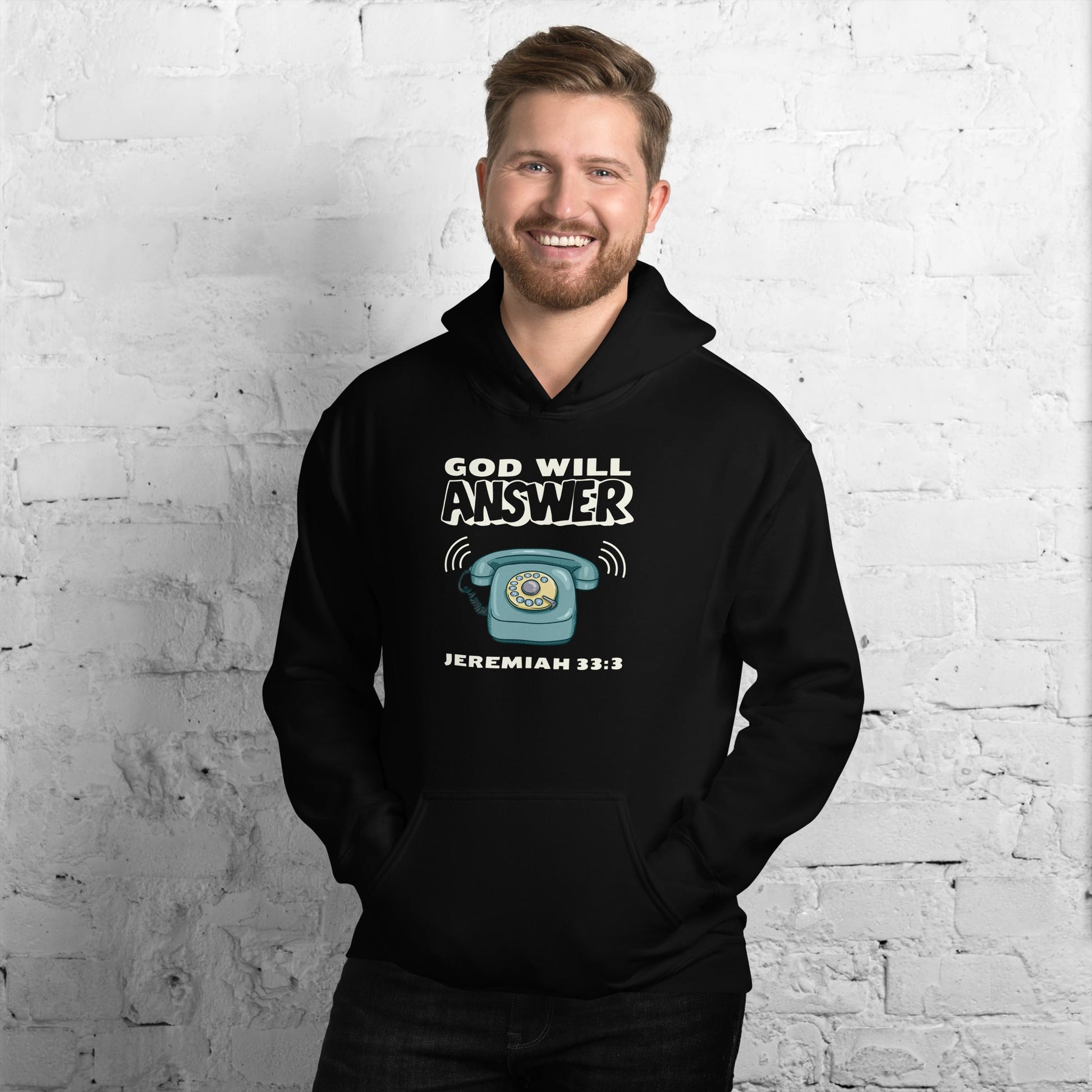 God Will Answer Hoodie-Perfect Love Designs