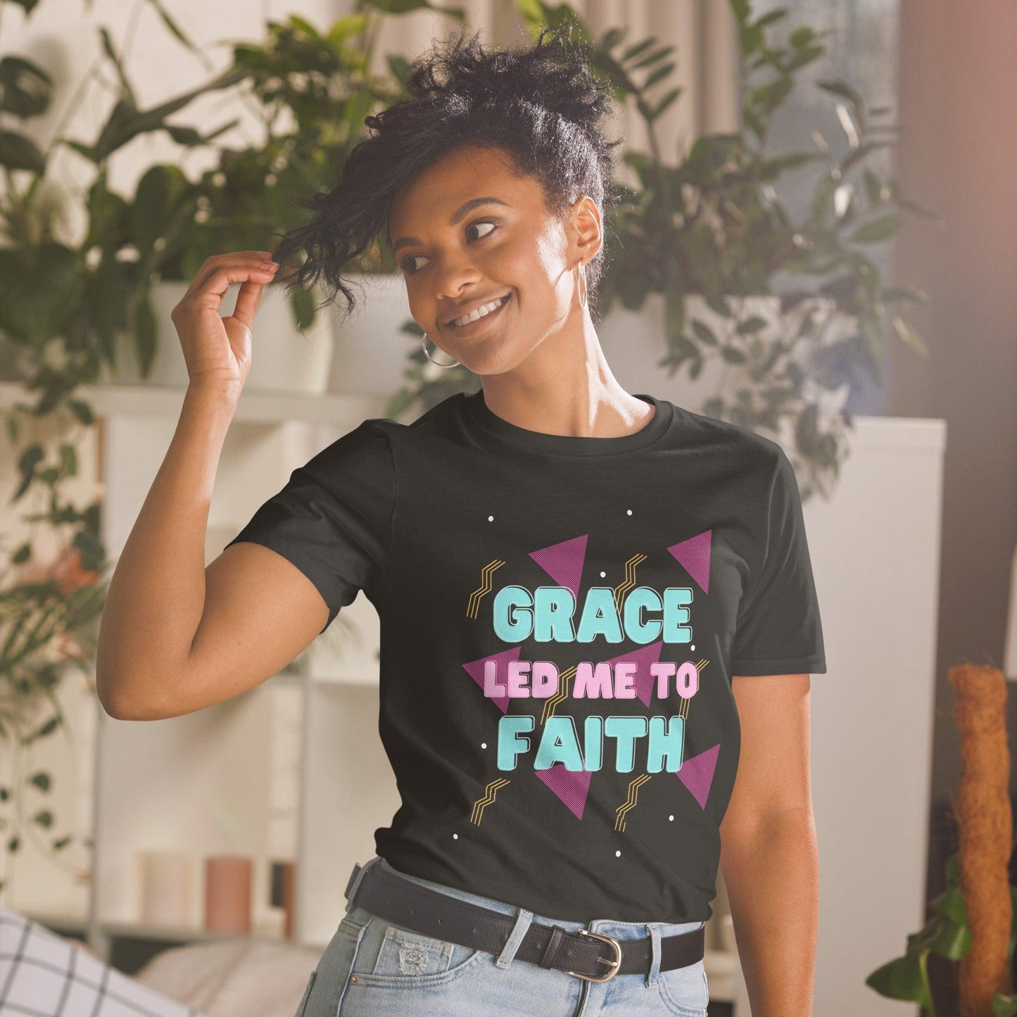 Grace Led Me to Faith T-Shirt-Perfect Love Designs