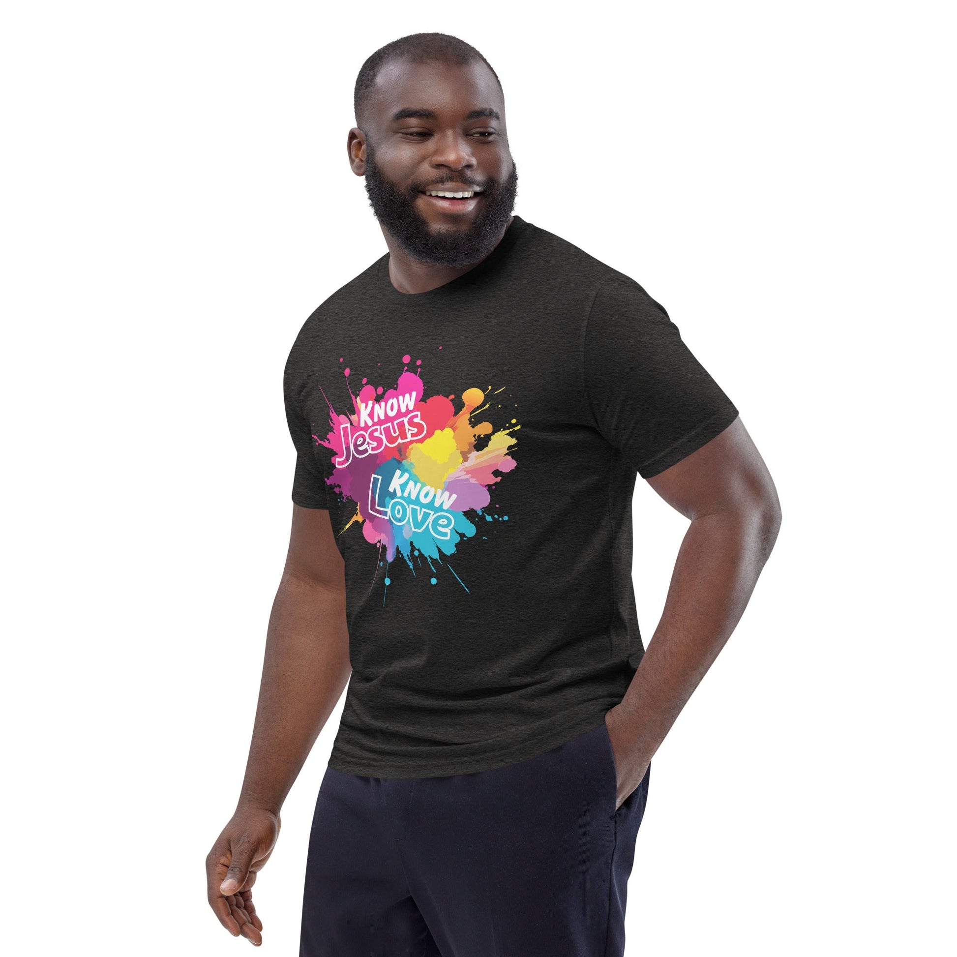 Know Jesus 100% Organic Cotton T-Shirt-Perfect Love Designs