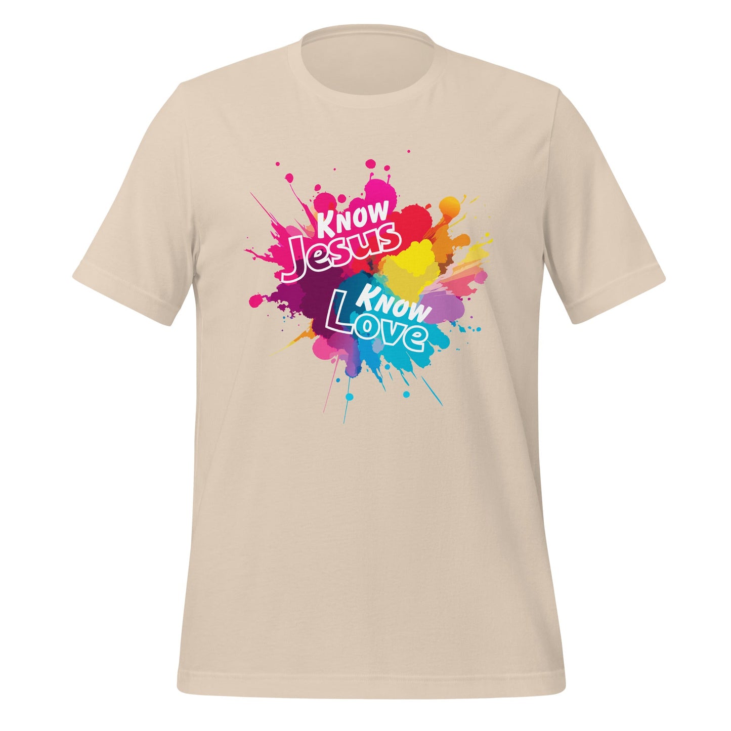 Know Jesus Know Love T-Shirt-Soft Cream-Perfect Love Designs