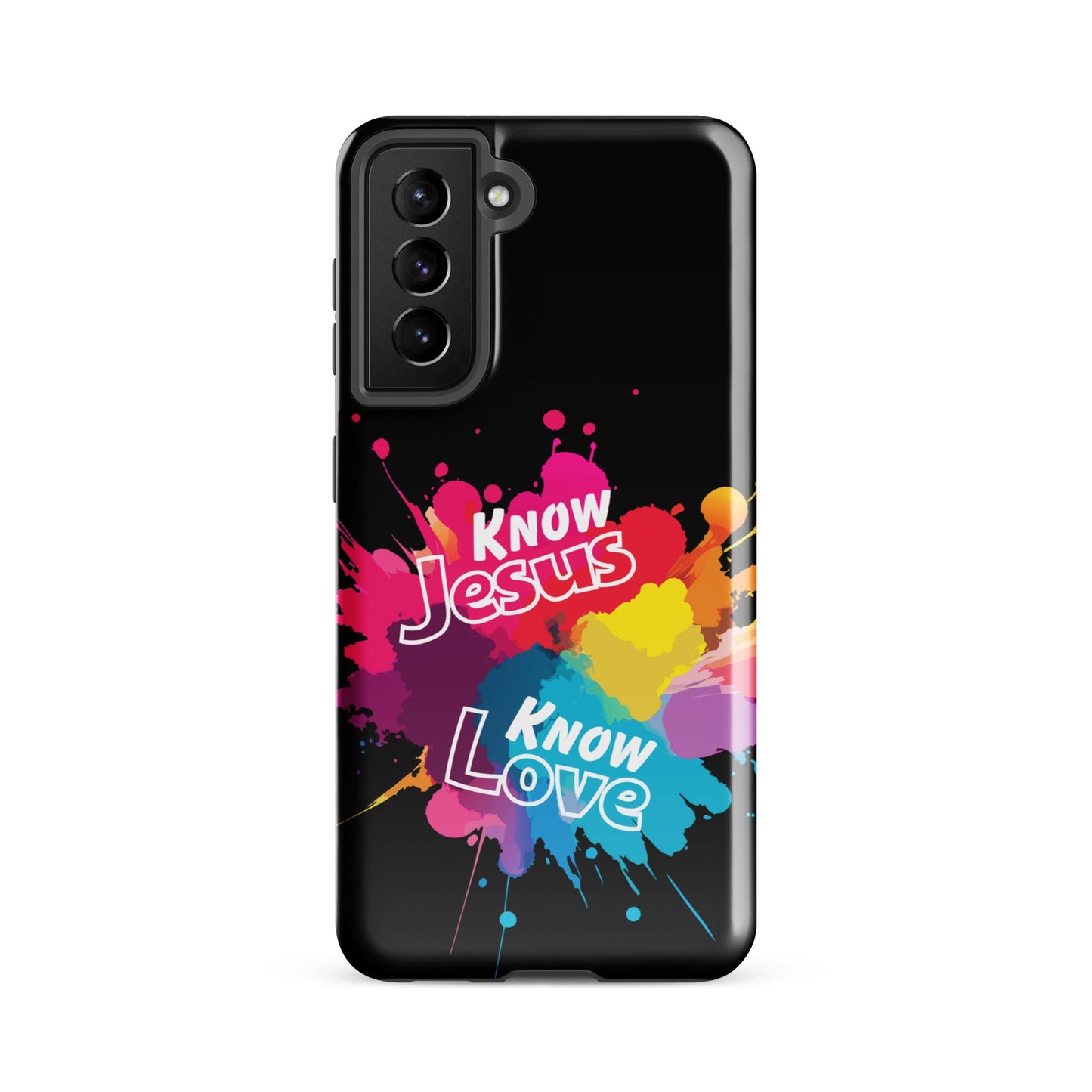 Know Jesus Tough Case for Samsung®-Glossy-Samsung Galaxy S21 FE-Perfect Love Designs