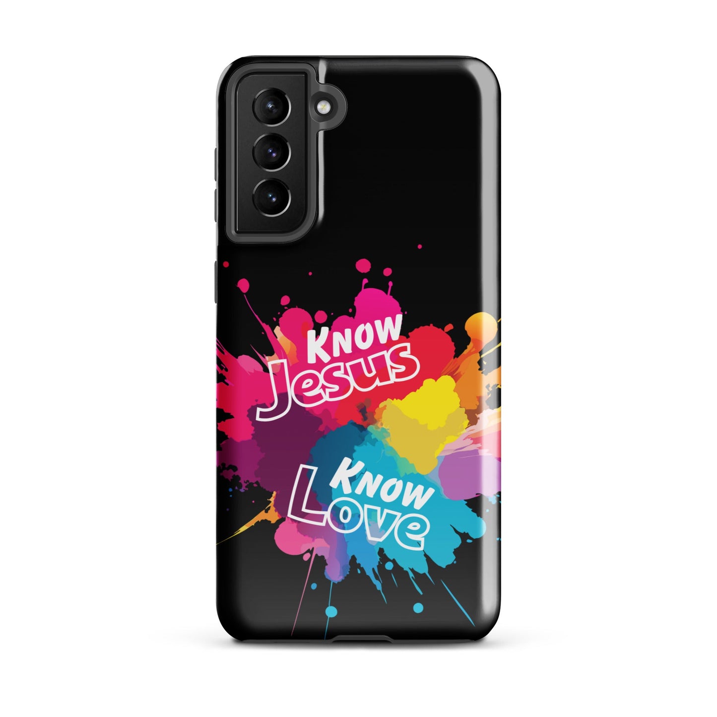 Know Jesus Tough Case for Samsung®-Glossy-Samsung Galaxy S21 Plus-Perfect Love Designs