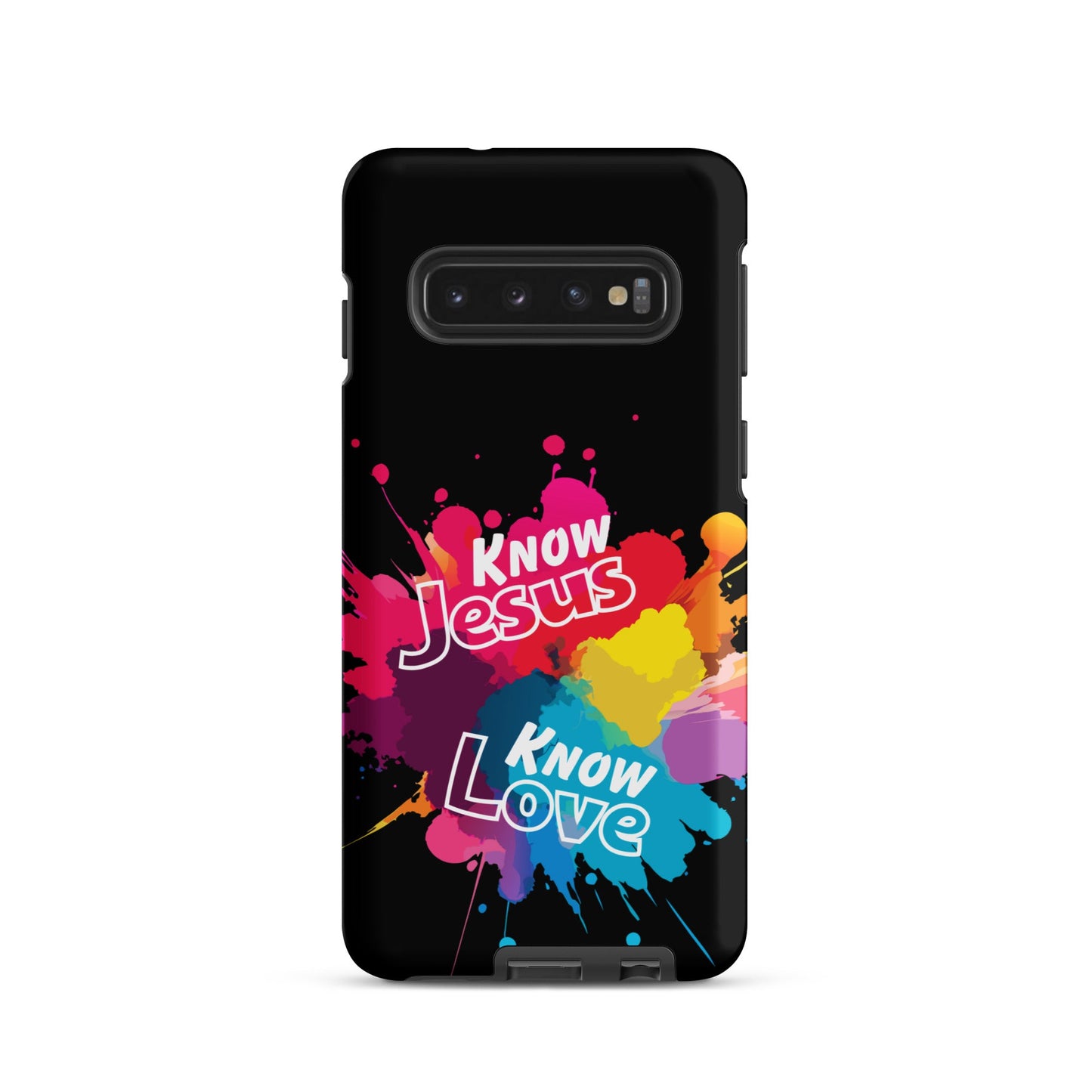 Know Jesus Tough Case for Samsung®-Matte-Samsung Galaxy S10-Perfect Love Designs