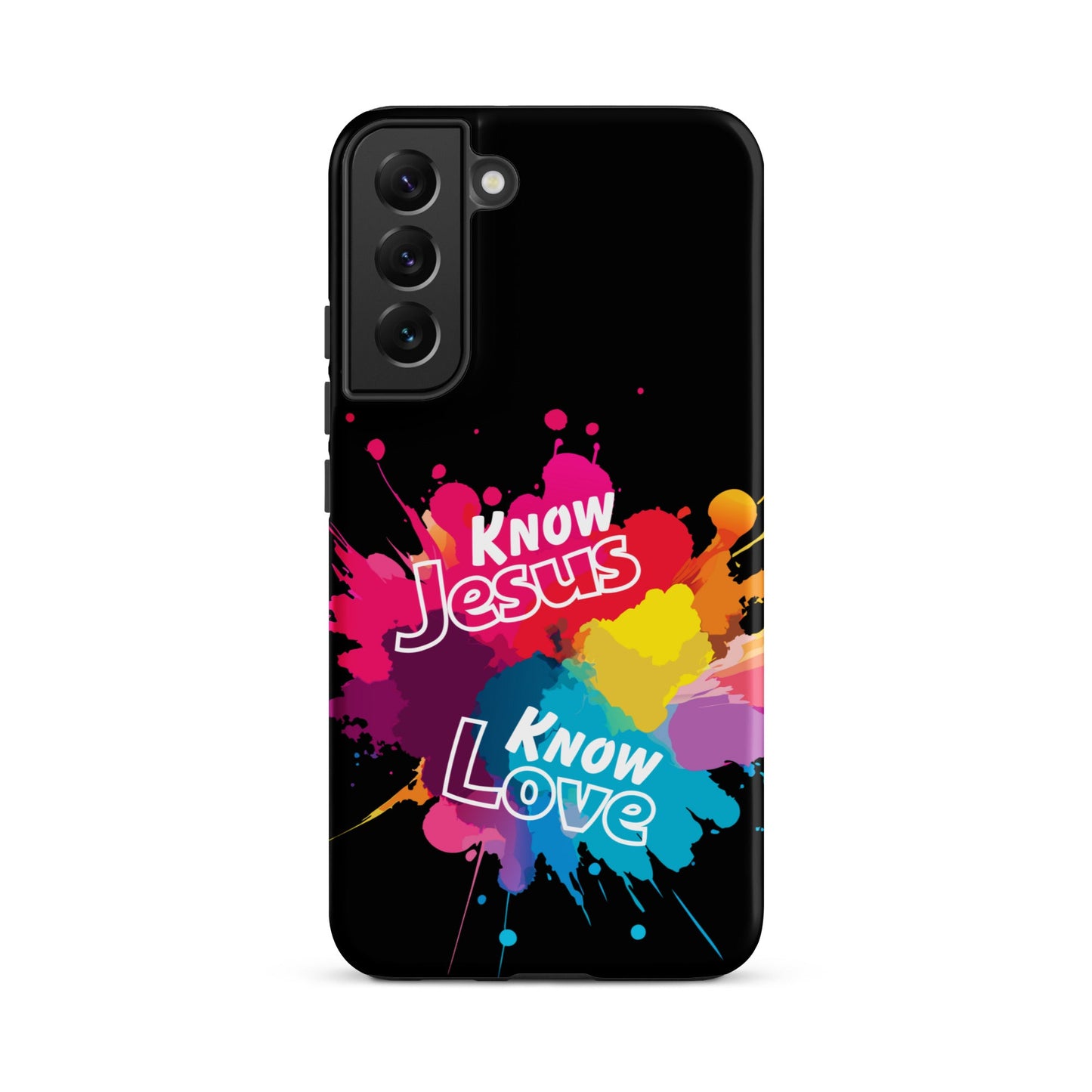 Know Jesus Tough Case for Samsung®-Matte-Samsung Galaxy S22 Plus-Perfect Love Designs