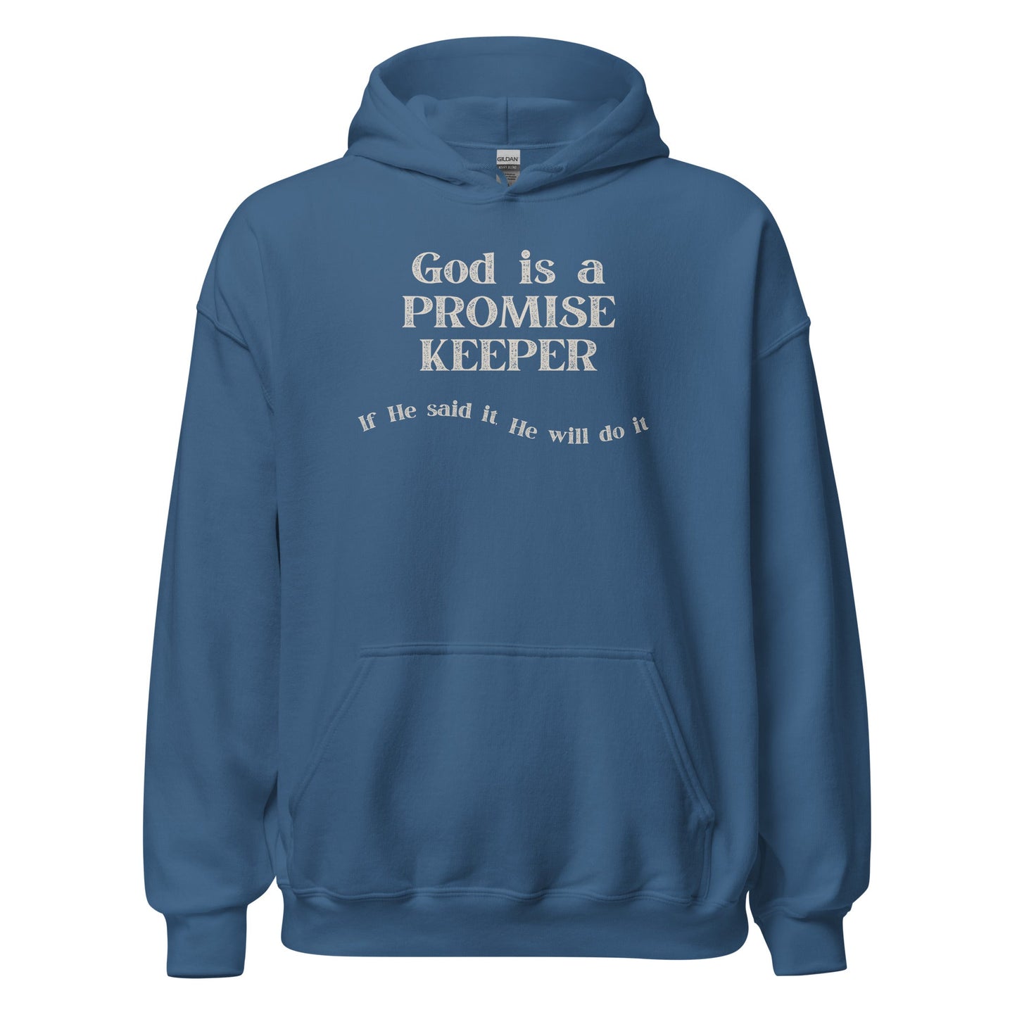 Promise Keeper Hoodie-Indigo Blue-S-Perfect Love Designs