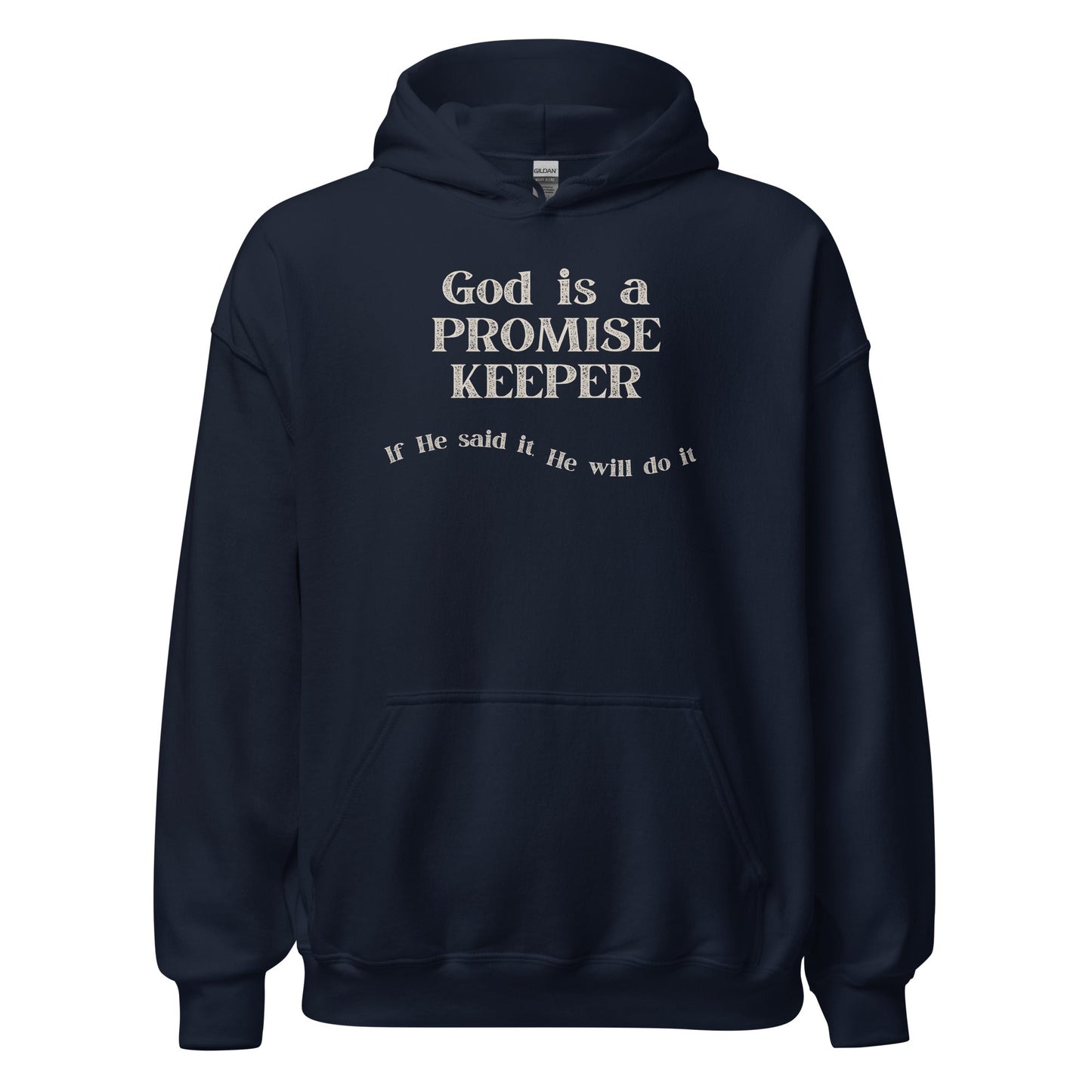 Promise Keeper Hoodie-Navy-S-Perfect Love Designs