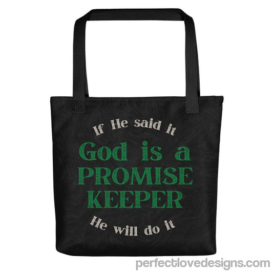 Promise Keeper Tote Bag-Perfect Love Designs