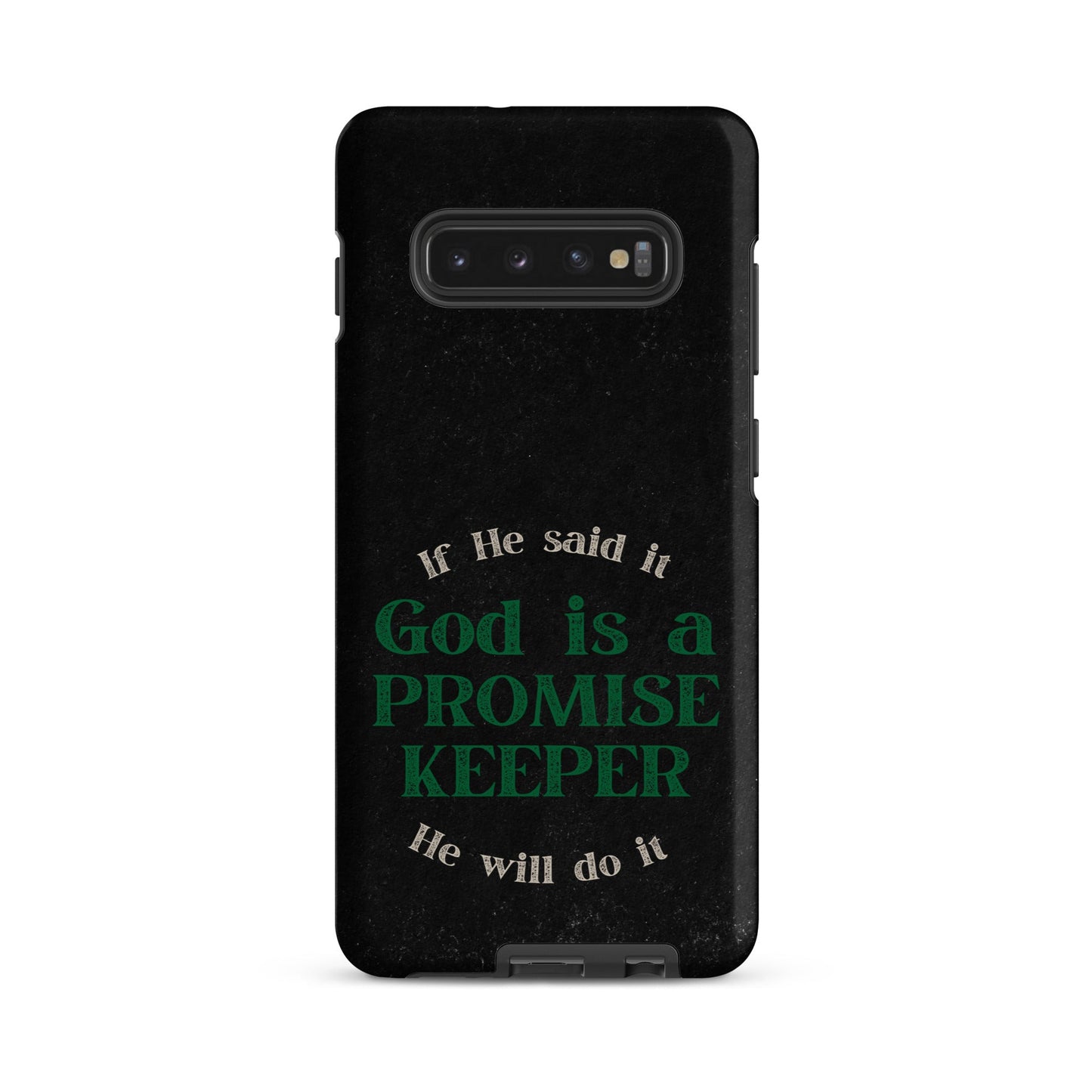 Promise Keeper Tough Case for Samsung®-Matte-Samsung Galaxy S10 Plus-Perfect Love Designs