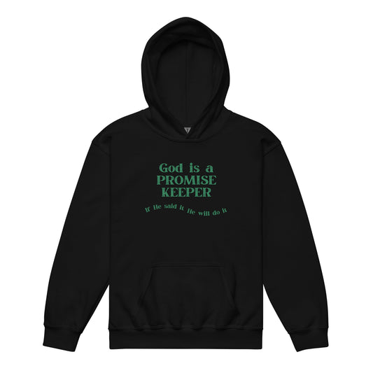 Promise Keeper Youth Hoodie-Black-XS-Perfect Love Designs