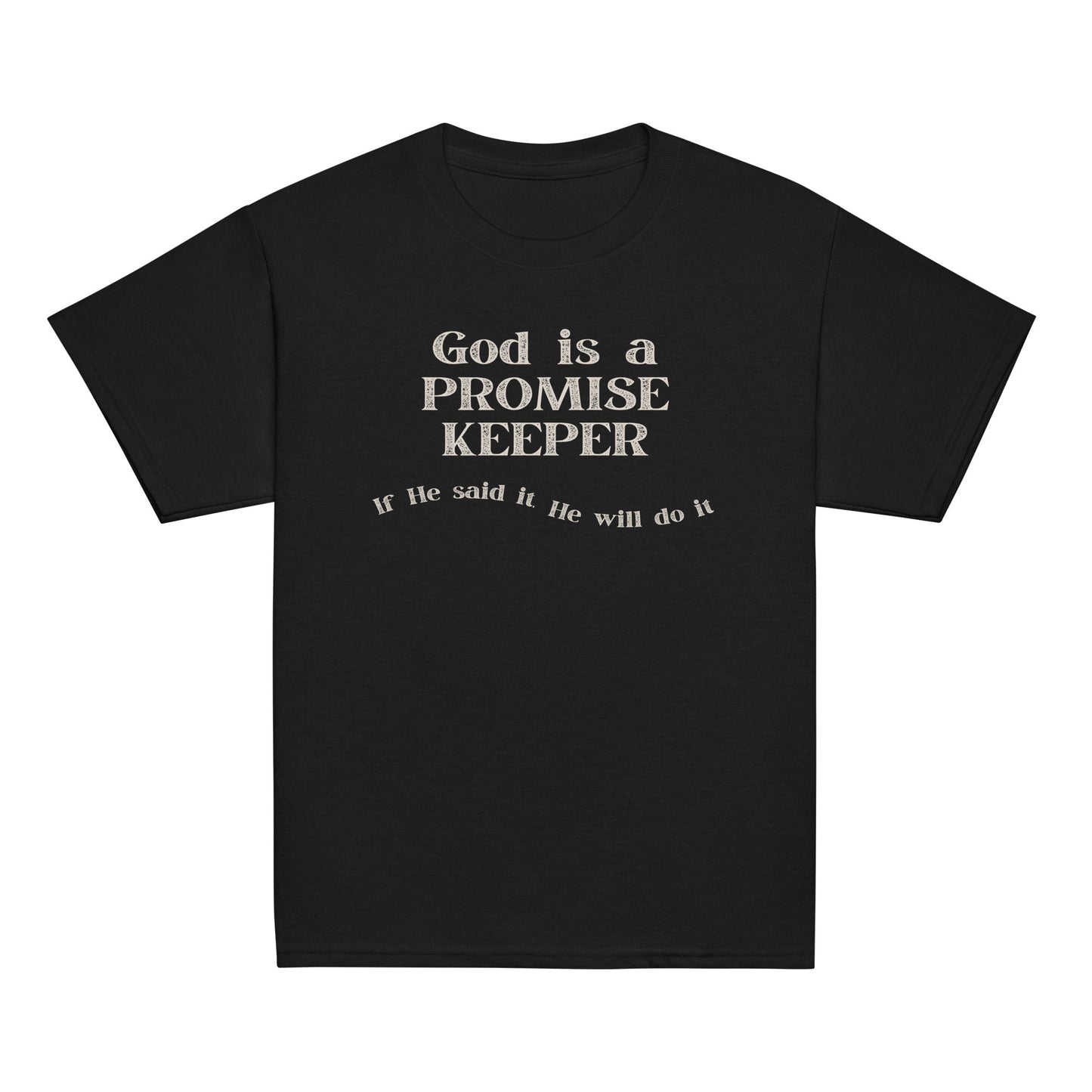 Promise Keeper Youth T-Shirt-Black-XS-Perfect Love Designs