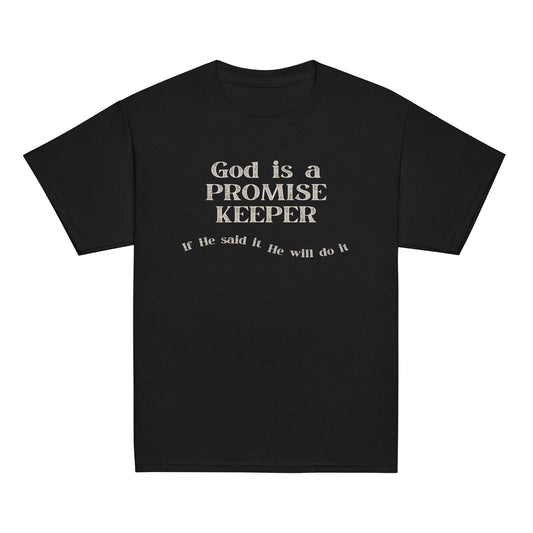 Promise Keeper Youth T-Shirt-Black-XS-Perfect Love Designs