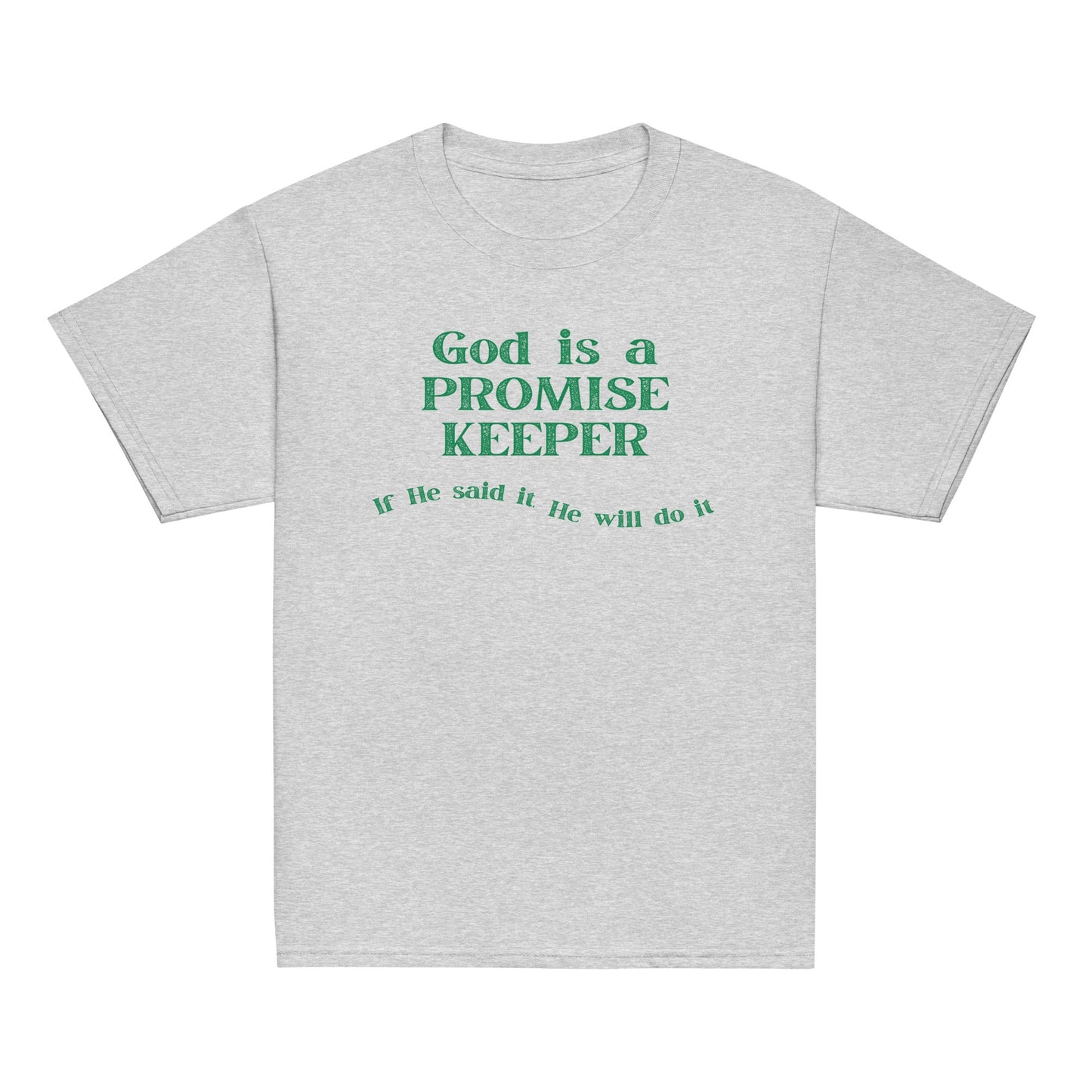 Promise Keeper Youth T-Shirt-Sport Grey-XS-Perfect Love Designs