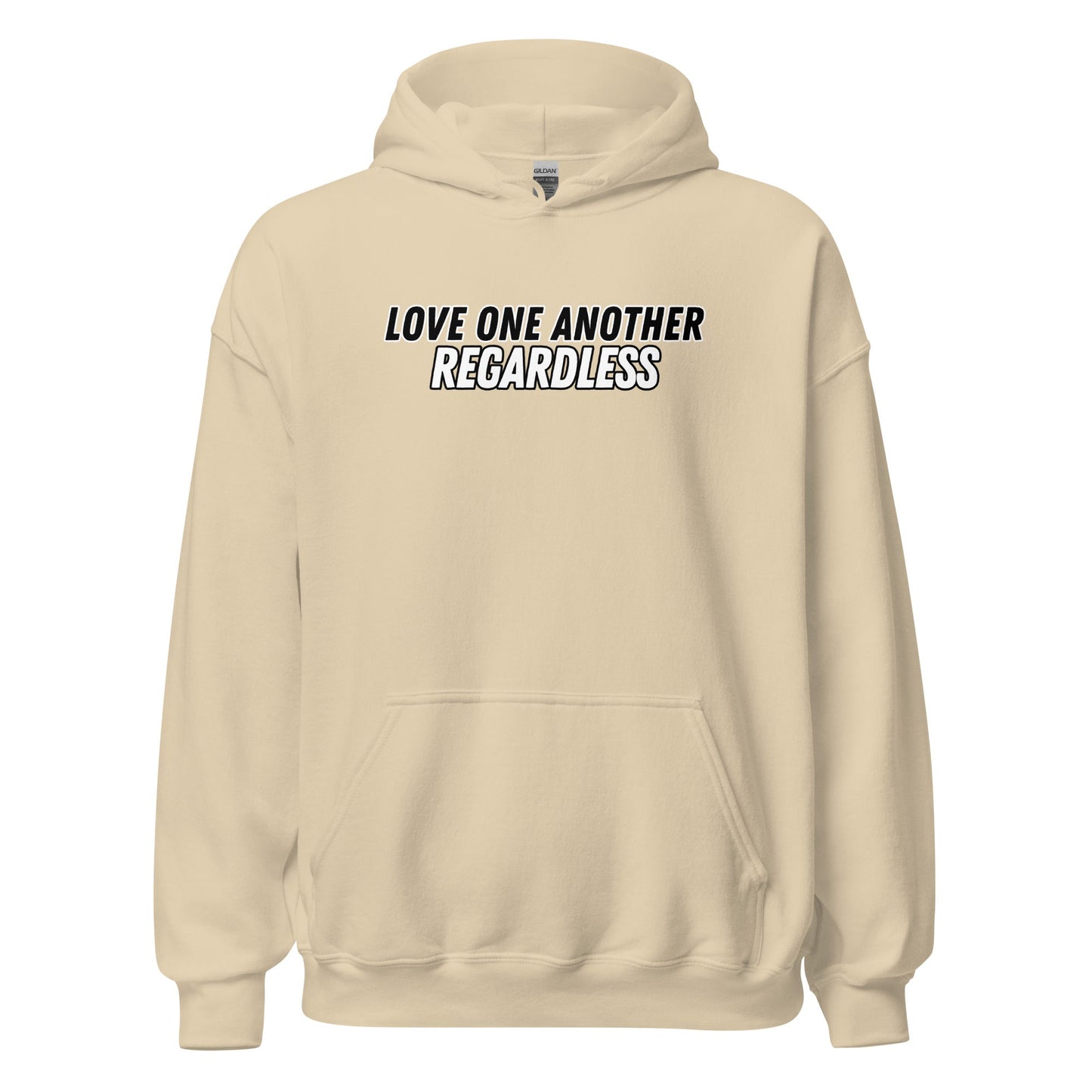 Regardless Hoodie-Sand-S-Perfect Love Designs