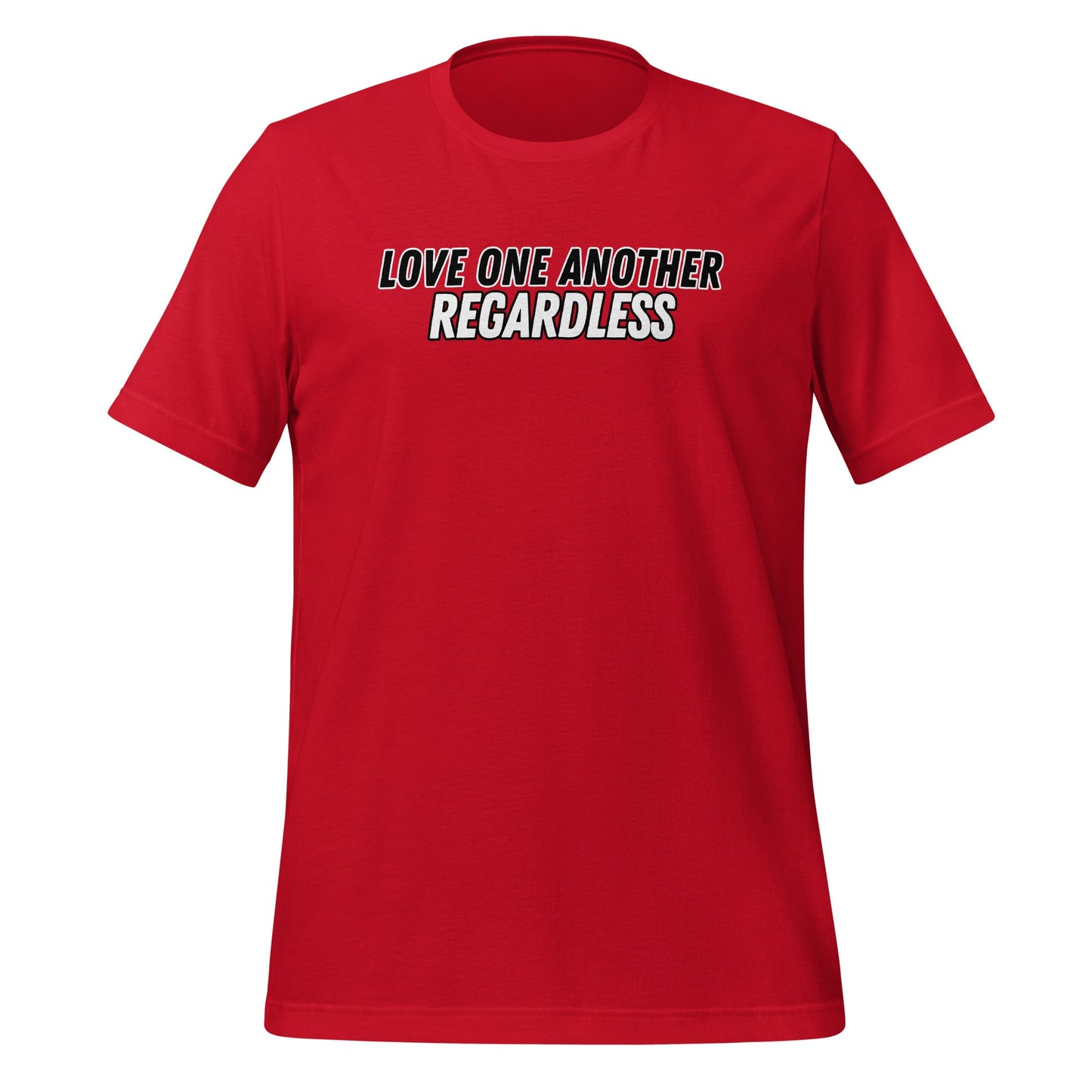 Regardless T-Shirt-Red-XS-Perfect Love Designs