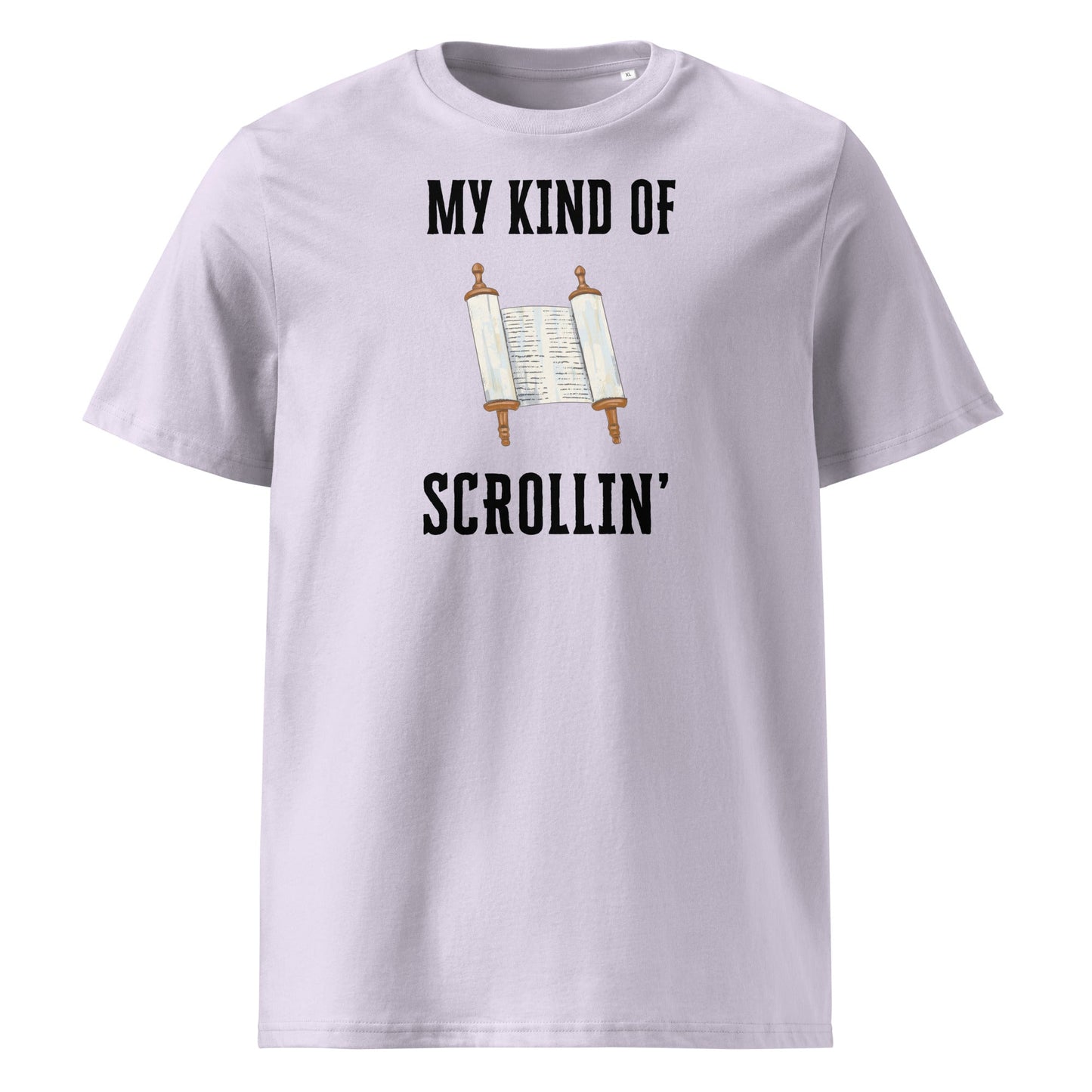 Scrollin' 100% Organic Cotton T-Shirt-Lavender-S-Perfect Love Designs