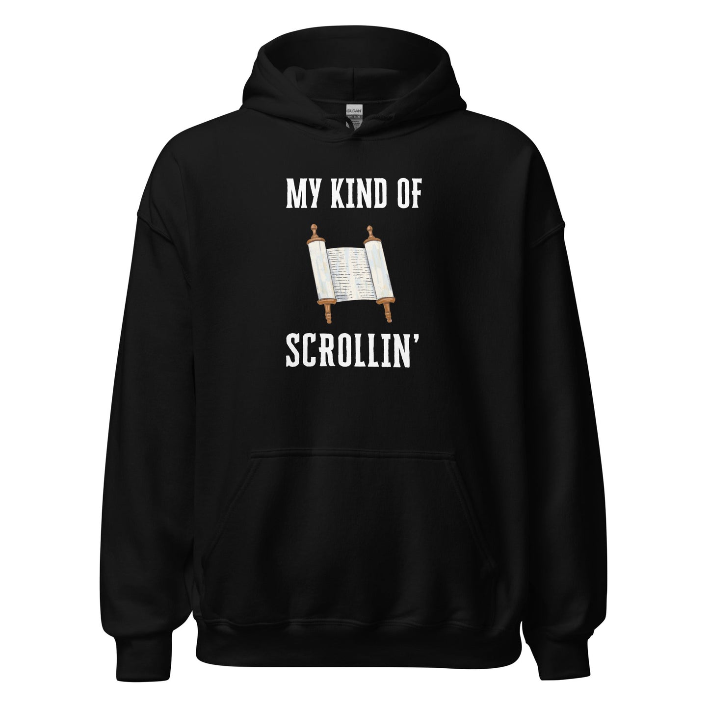 Scrollin' Hoodie-Black-S-Perfect Love Designs