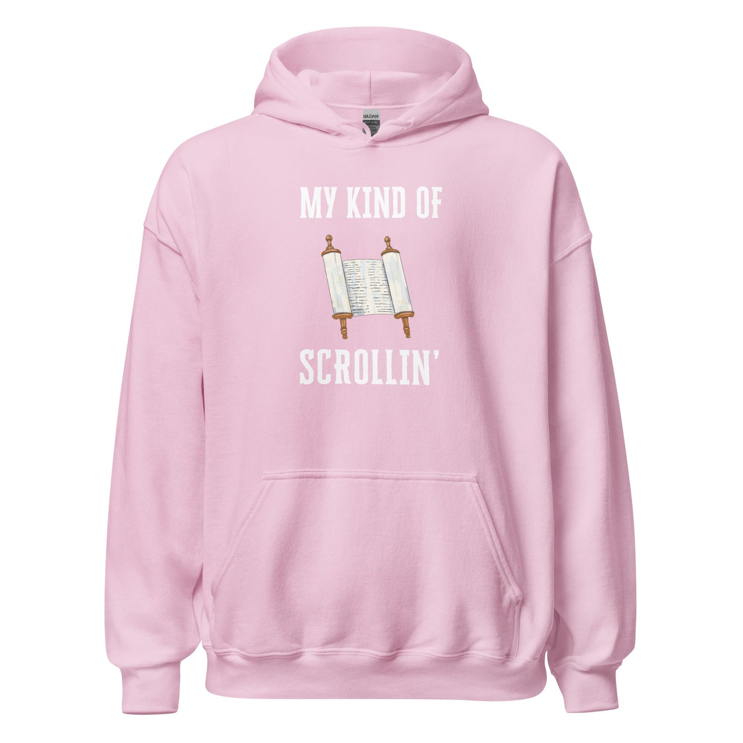 Scrollin' Hoodie-Light Pink-S-Perfect Love Designs