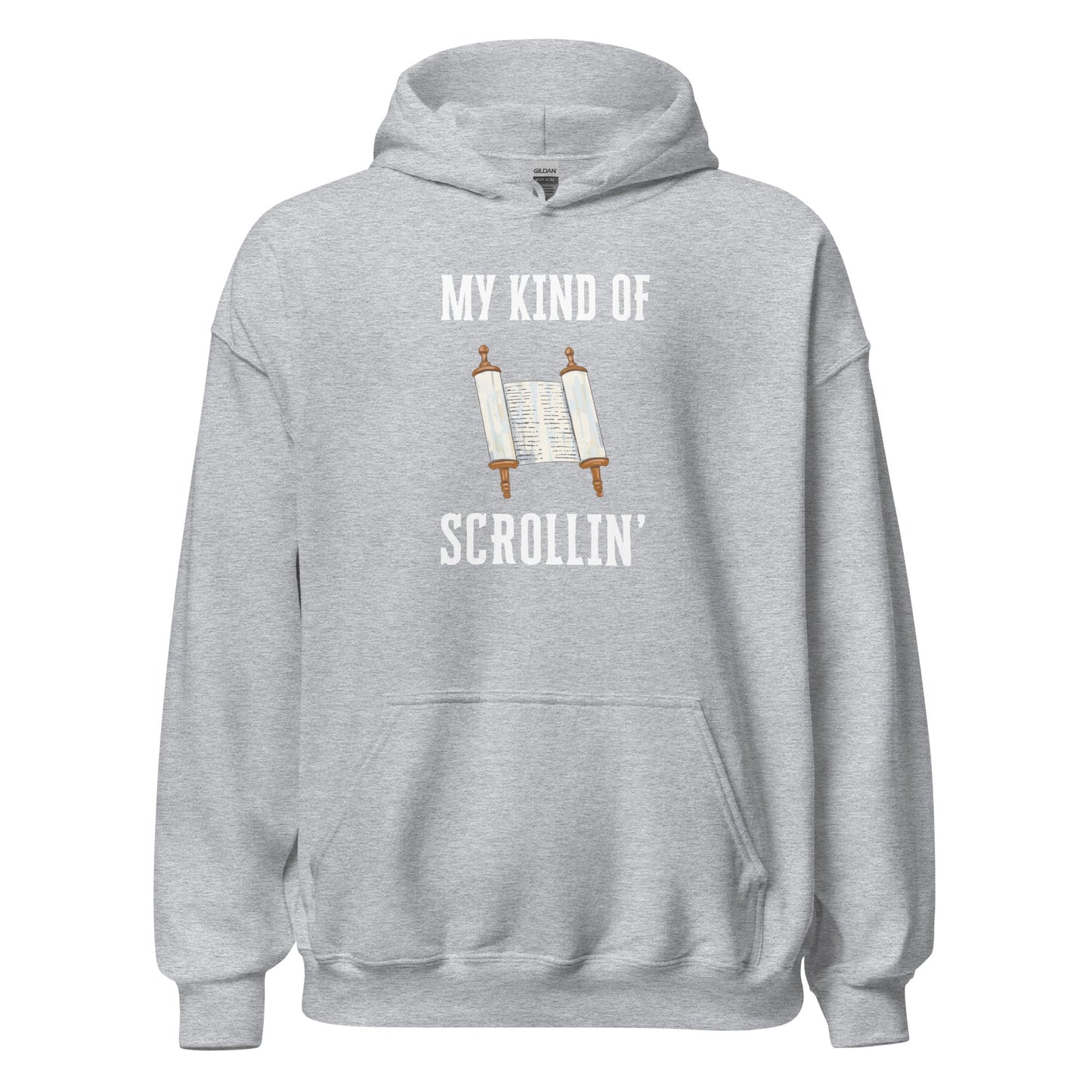 Scrollin' Hoodie-Sport Grey-S-Perfect Love Designs