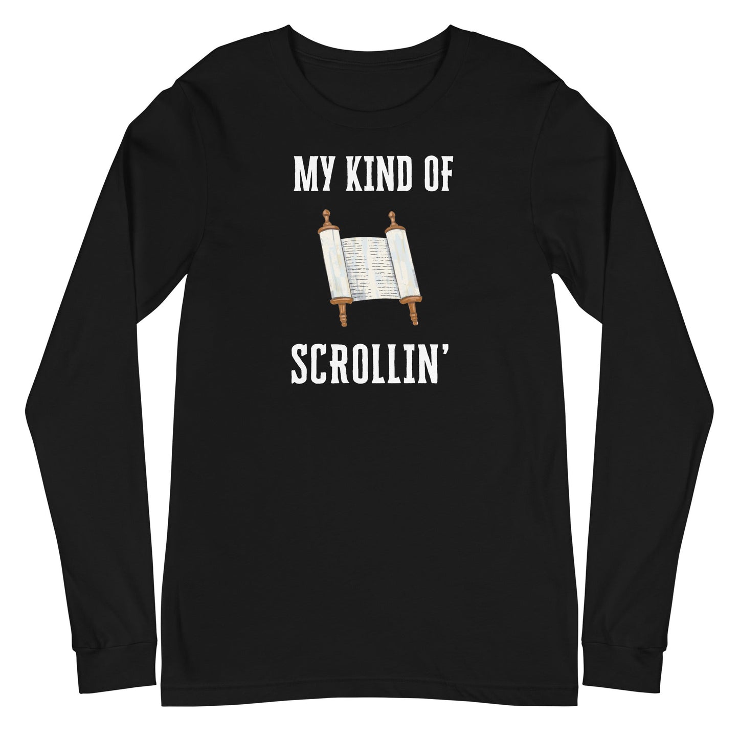 Scrollin' Long Sleeve-Black-XS-Perfect Love Designs