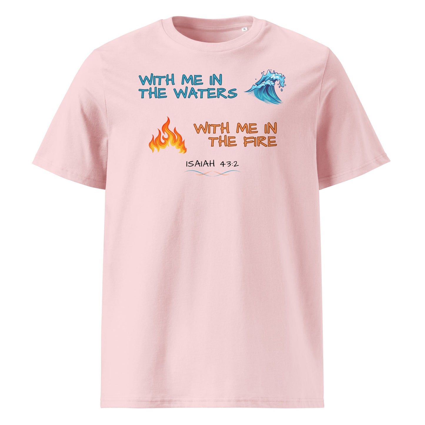 With Me Everywhere 100% Organic Cotton T-Shirt-Cotton Pink-S-Perfect Love Designs