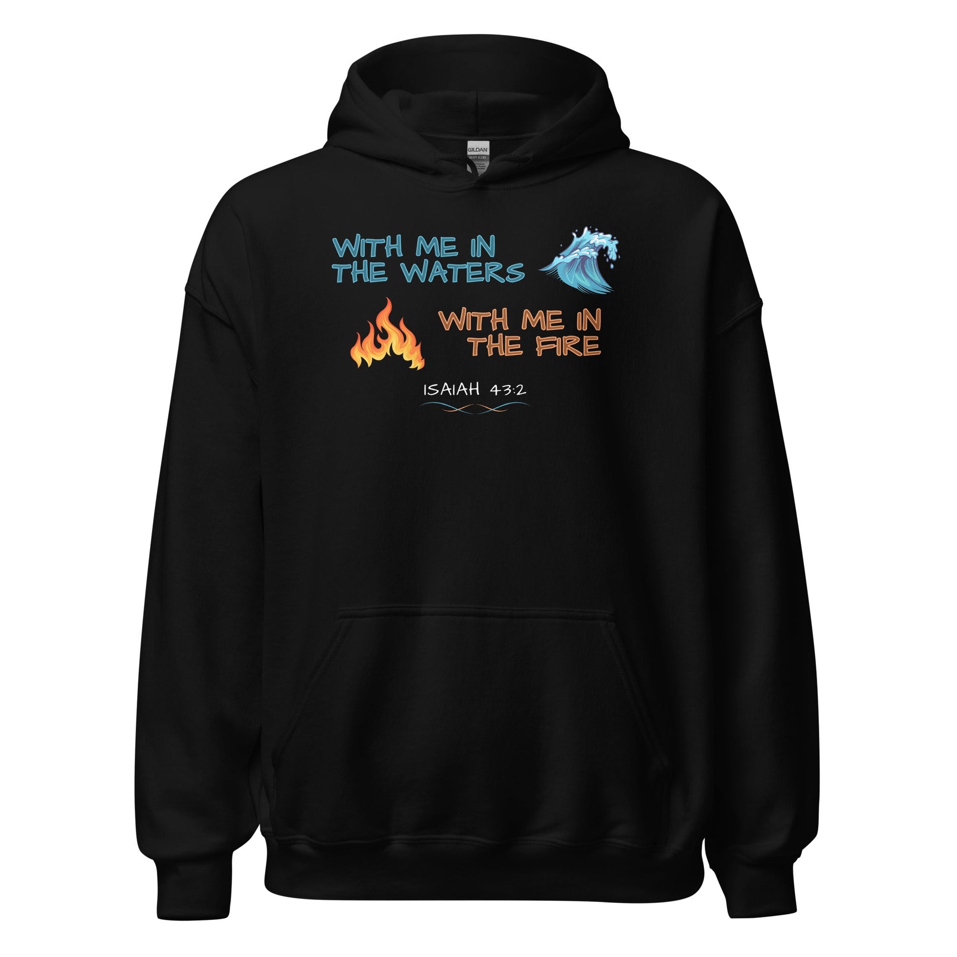 With Me Everywhere Hoodie-Black-S-Perfect Love Designs